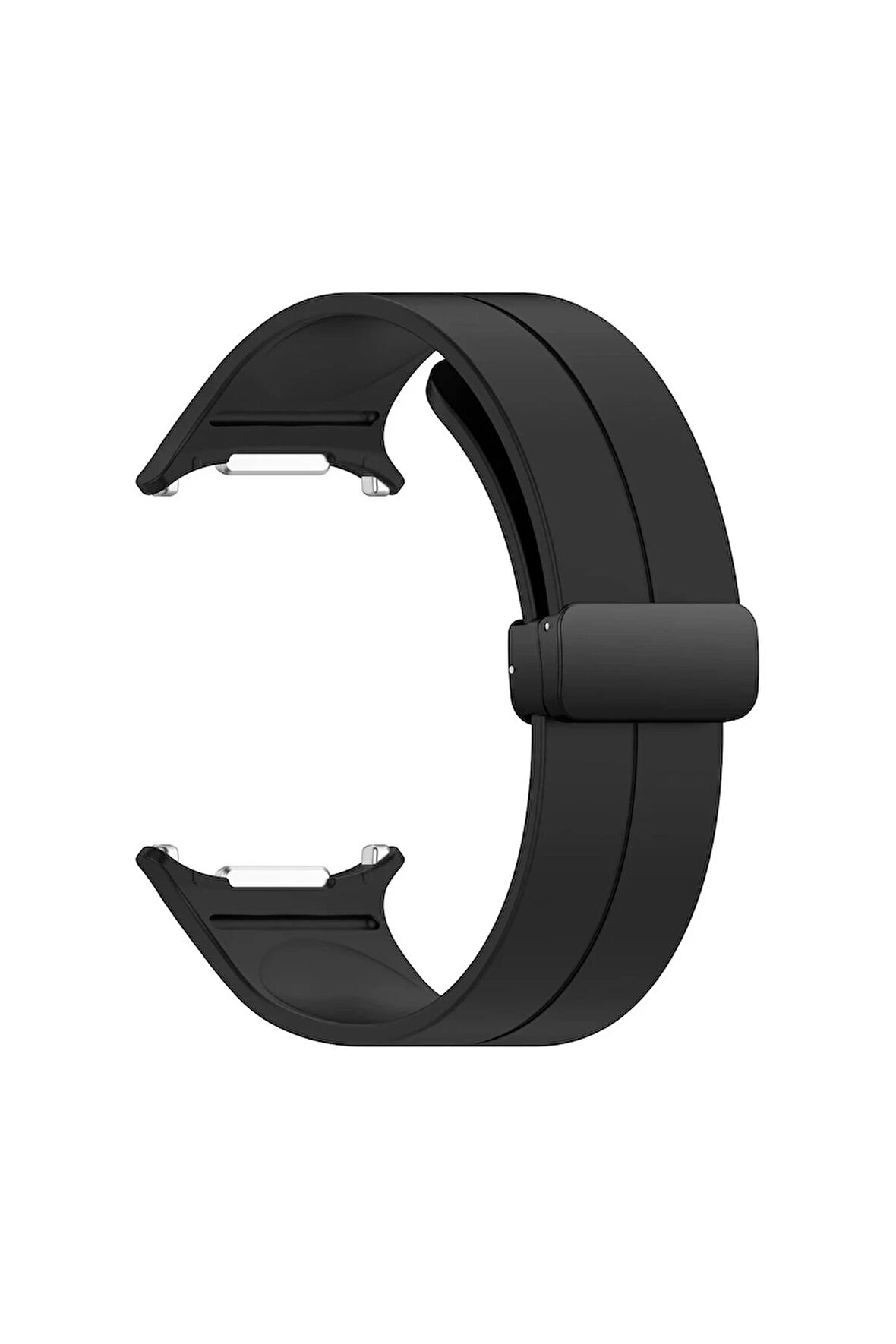 Watch 7 Ultra KR418 Tender Silikon Kordon - Siyah-(5796)