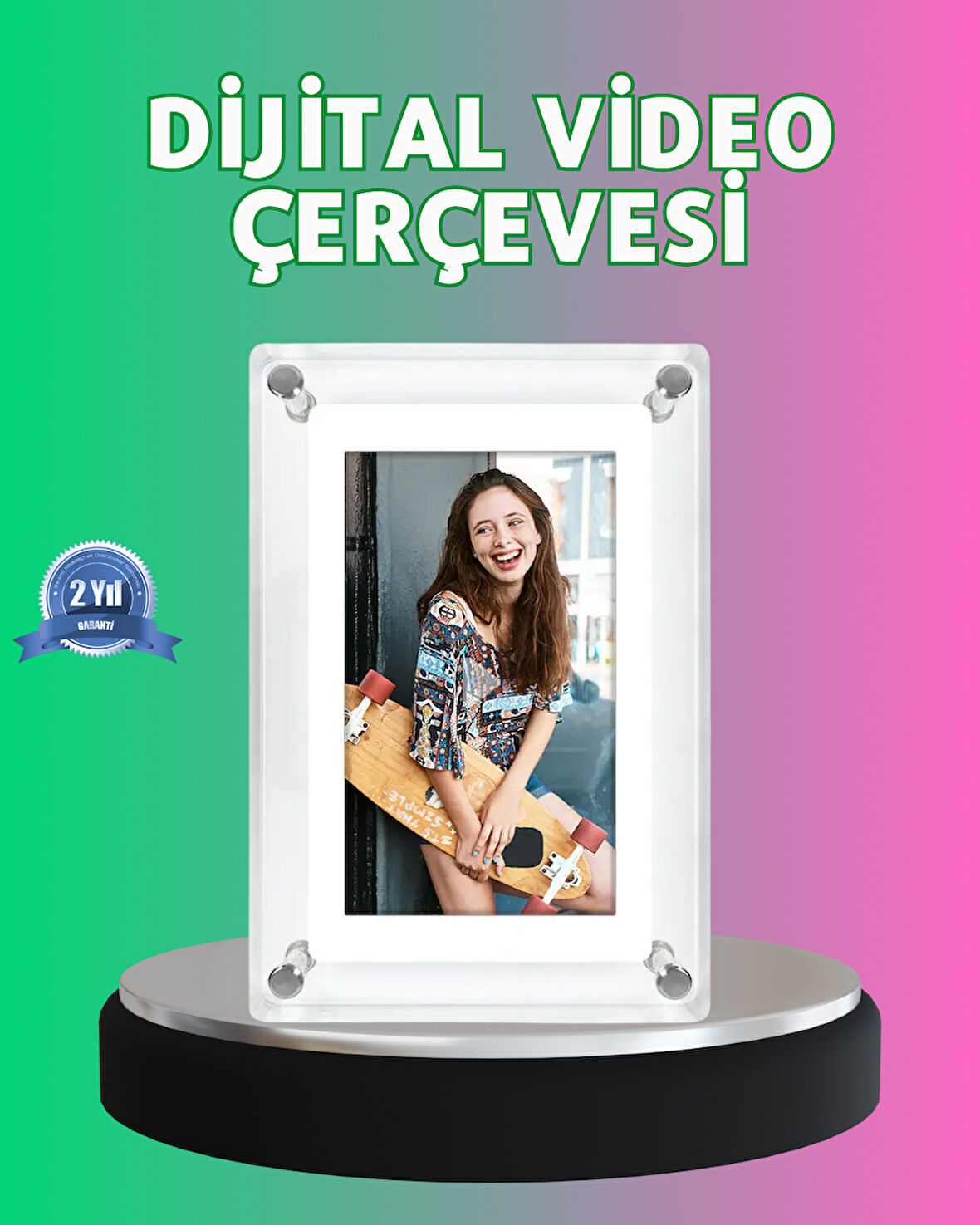 450 Nit Yüksek Parlaklık 7 İnç Dijital Resim Çerçevesi – Her Açıdan Net G?