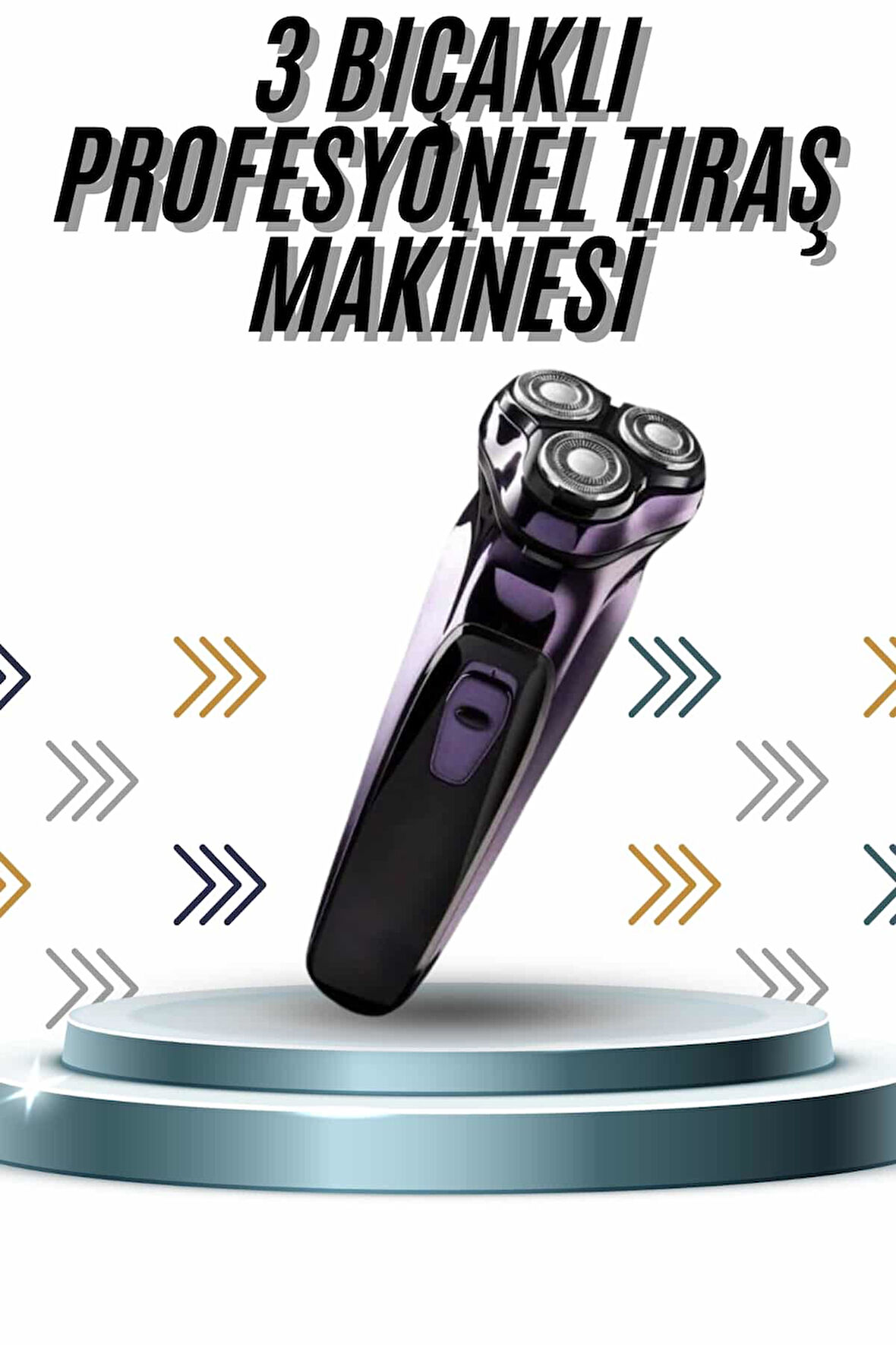 Günlük Kullanıma Uygun Profesyonel Tıraş Makinesi Döner Başlıklı