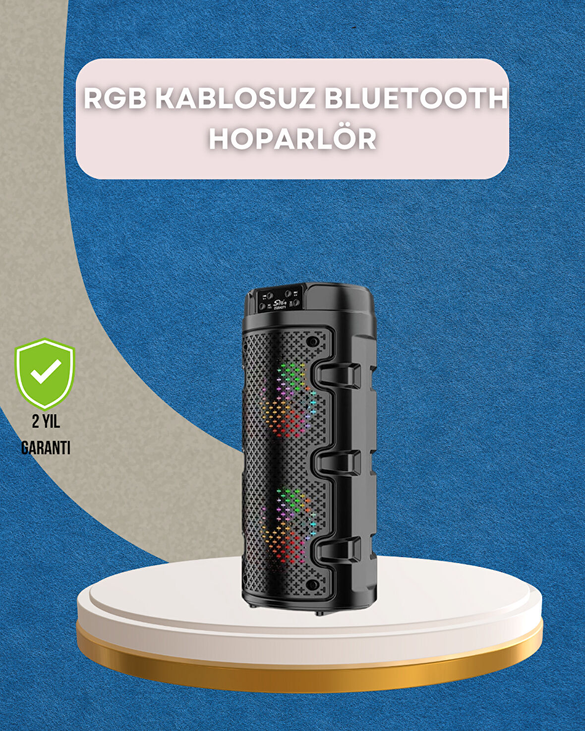 USB SD Kart ve AUX Girişli Taşınabilir Hoparlör