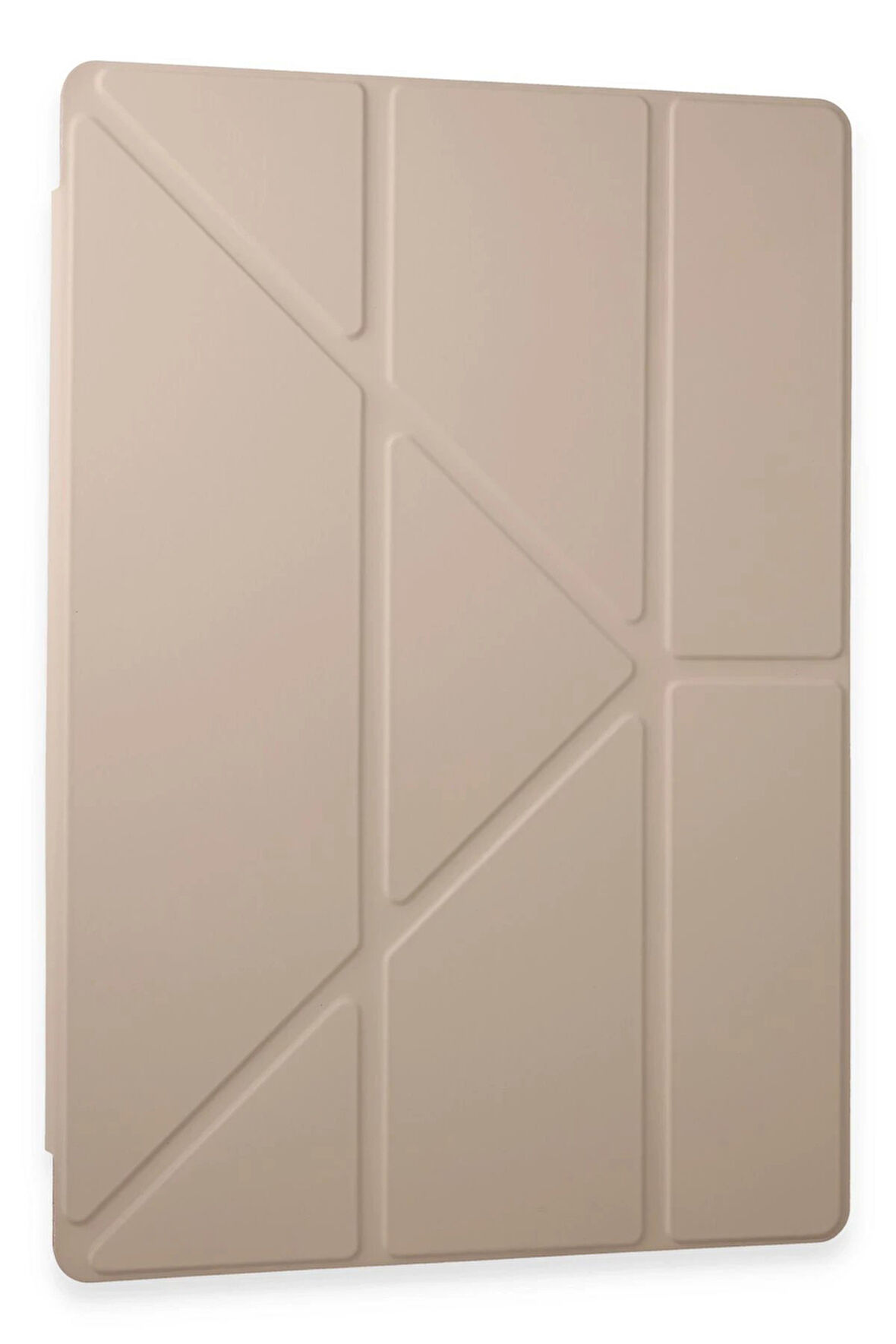 Samsung Galaxy Tab A9 Kılıf Kalemlikli Mars Tablet Kılıfı - Rose Gold-(5796)