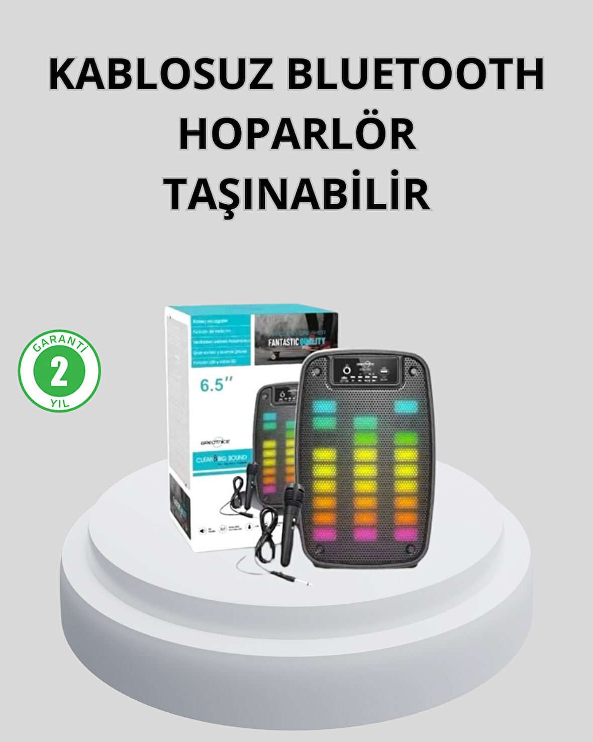 Bluetooth Bağlantılı Taşınabilir Müzik Cihazı – 2 Saat Kesintisiz Müzik