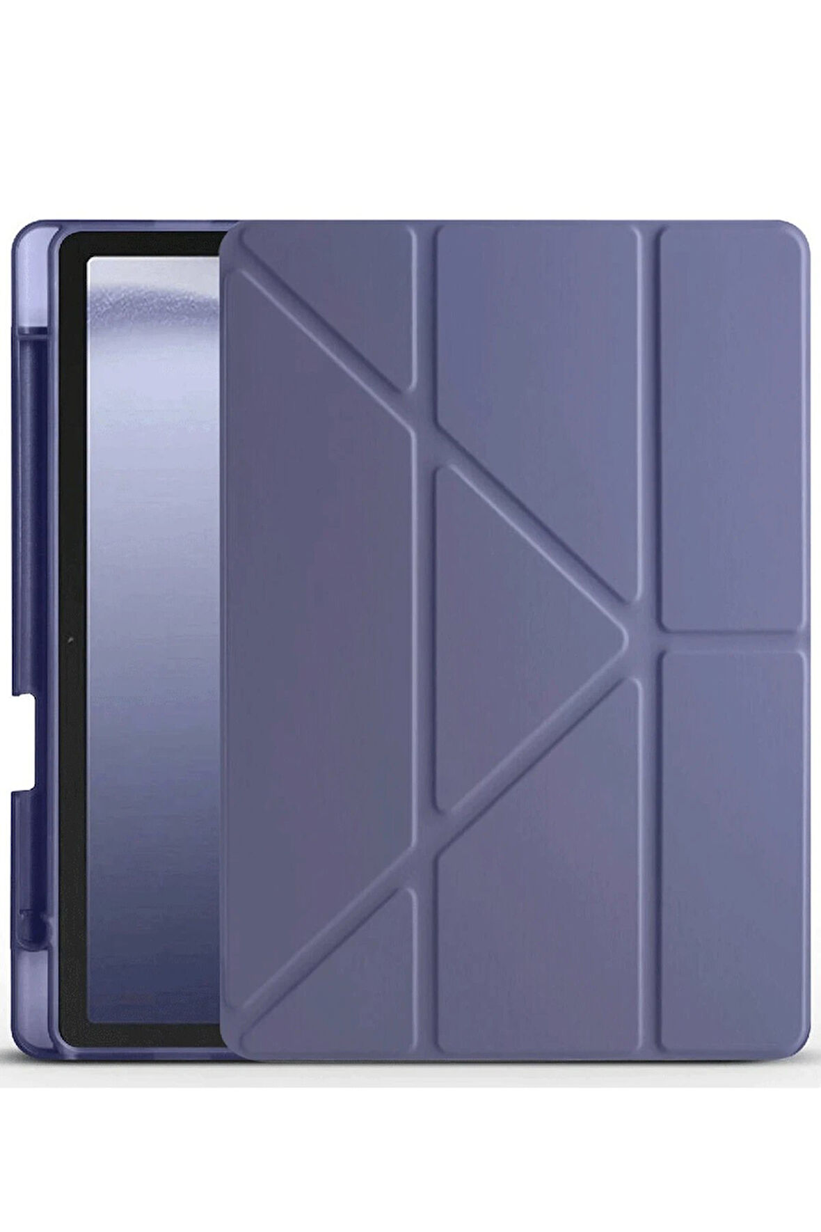 Xiaomi Redmi Pad Pro 12.1 Kılıf Kalemlikli Mars Tablet Kılıfı - Açık Mor-(579