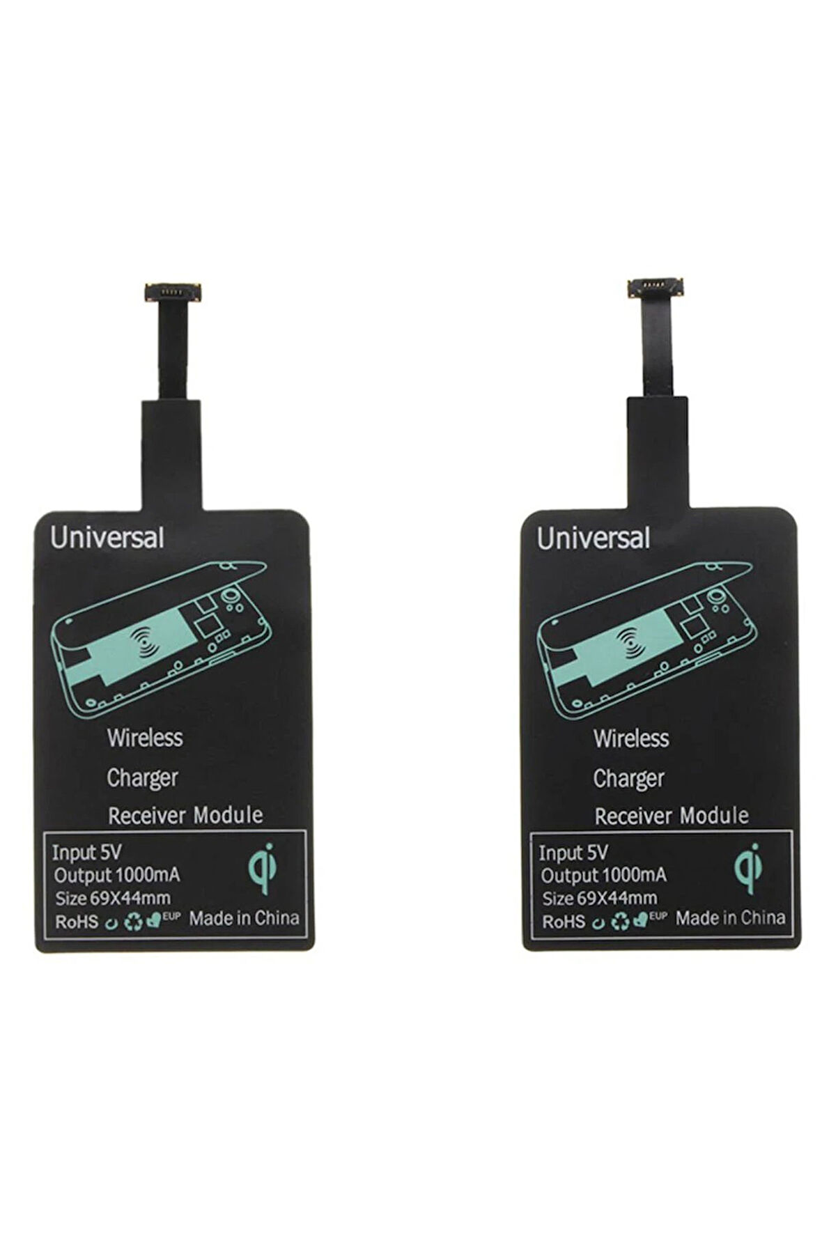 Q Pad Kablosuz Şarj - Siyah-(5796)