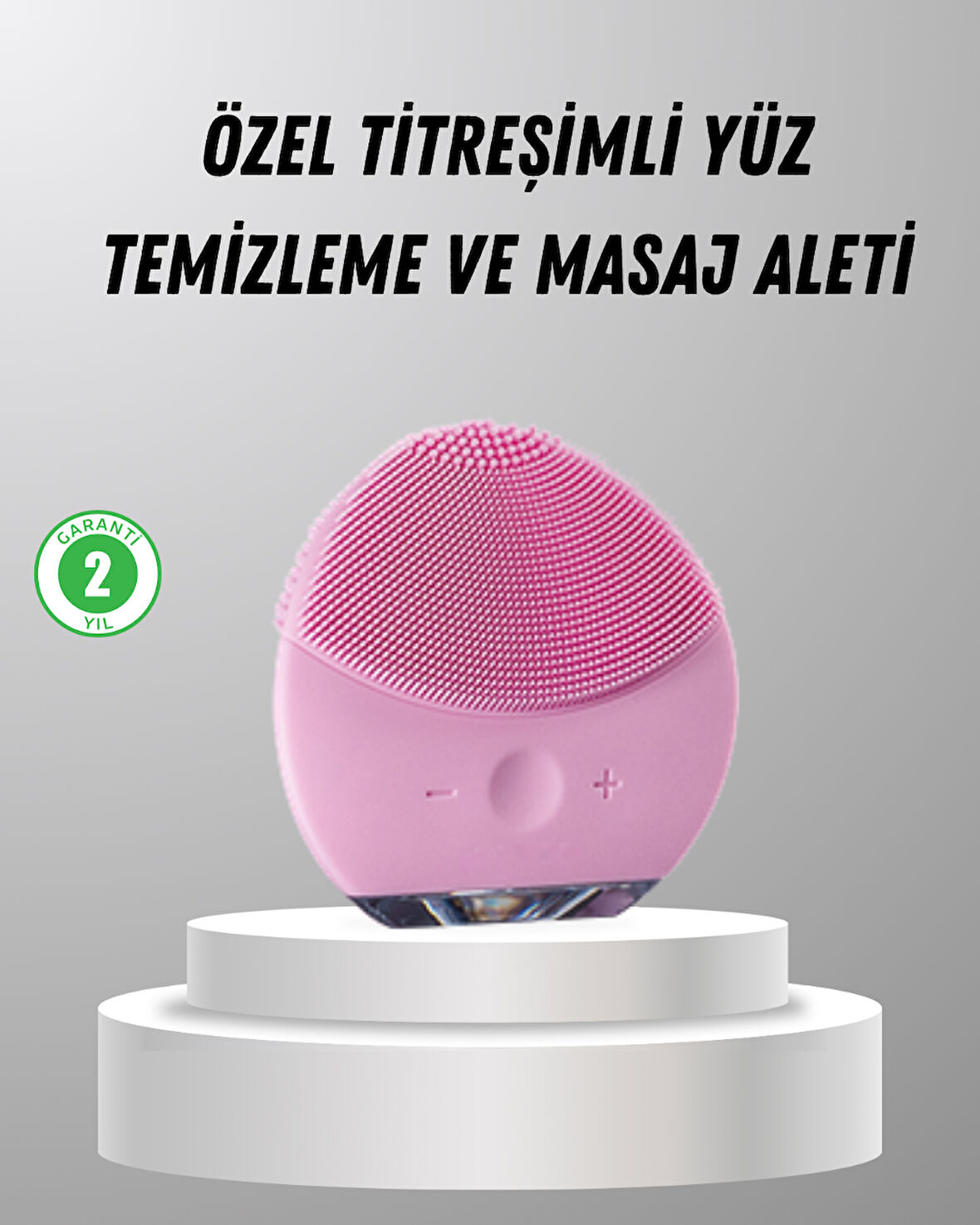 Cilt Dostu Silikon Yüz Masaj Aleti – Hafif Dayanıklı ve Su Geçirmez Tasarım