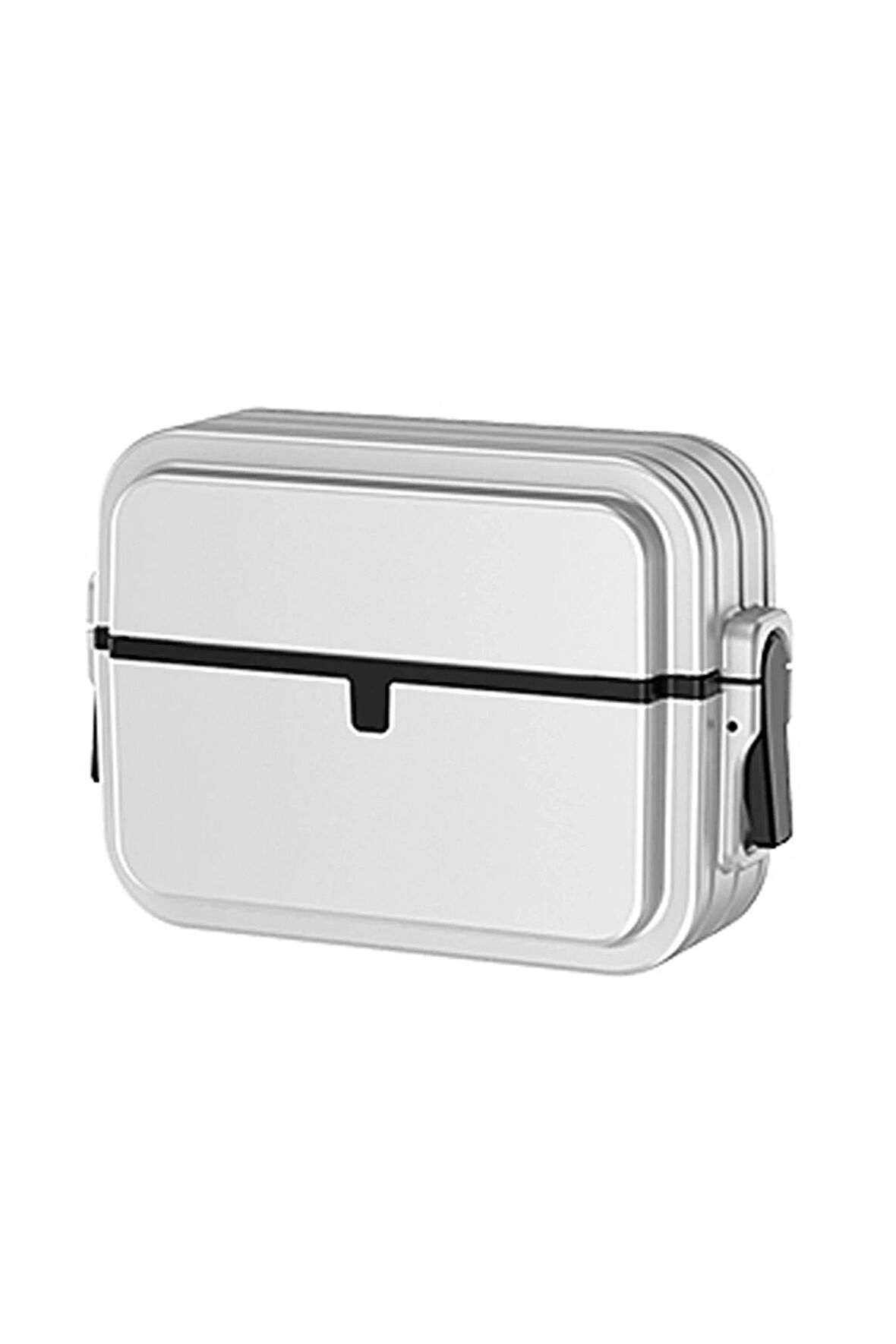 Airpods 3 (3.nesil) 404 Kilitli Kılıf - Gri-(5796)