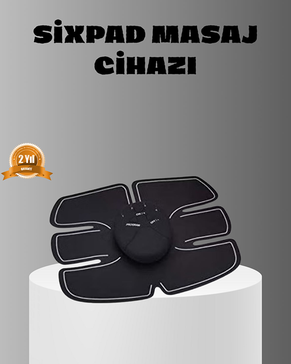 Elektronik Kas Uyarıcı Cihaz 6 Farklı Modlu Jel Pedli Göbek Kol Stimülatör