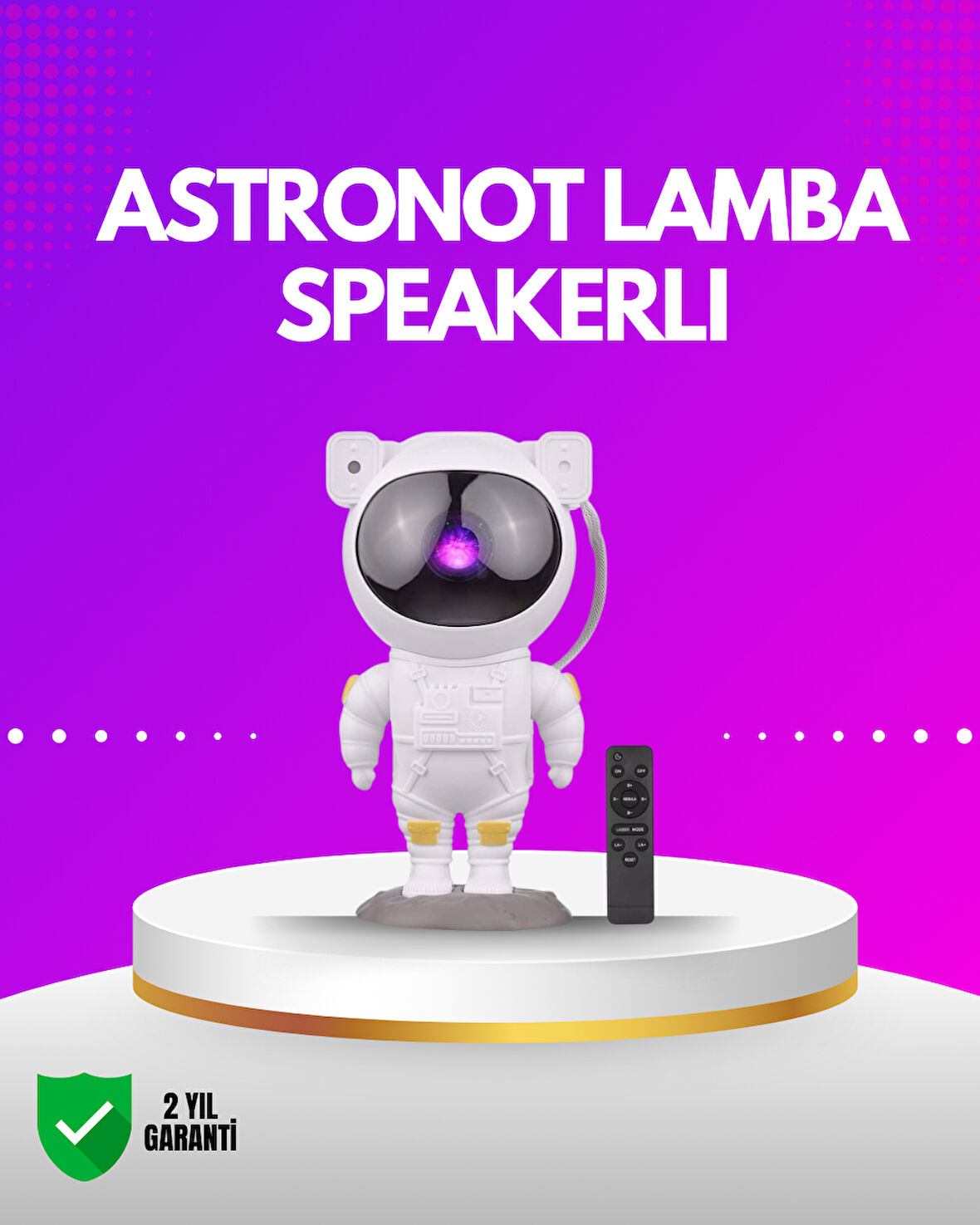 Bluetooth Bağlantılı Sesli Projeksiyon Cihazı