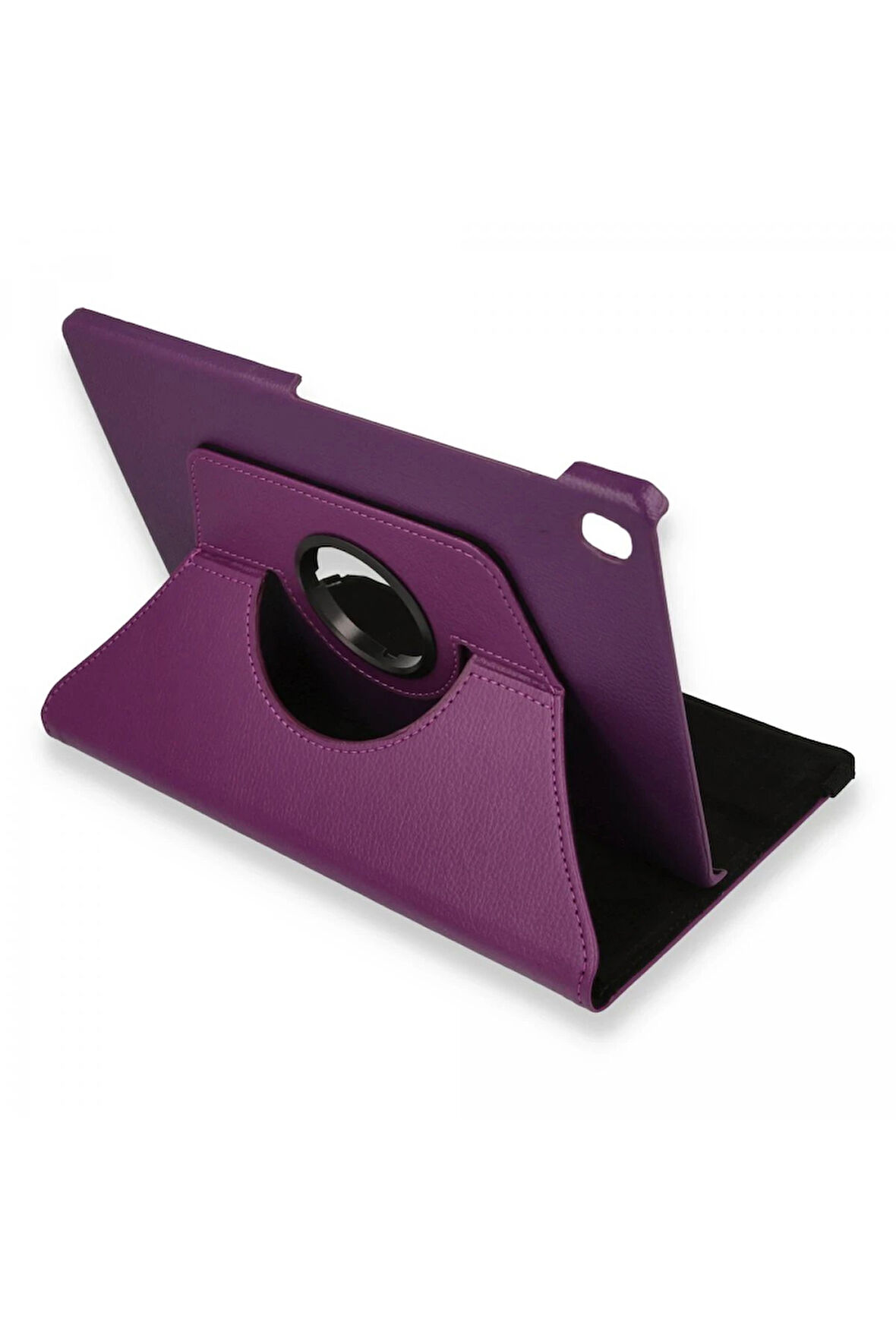 Lenovo M10 FHD Plus X606F Kılıf 360 Tablet Deri Kılıf - Mürdüm-(5796)