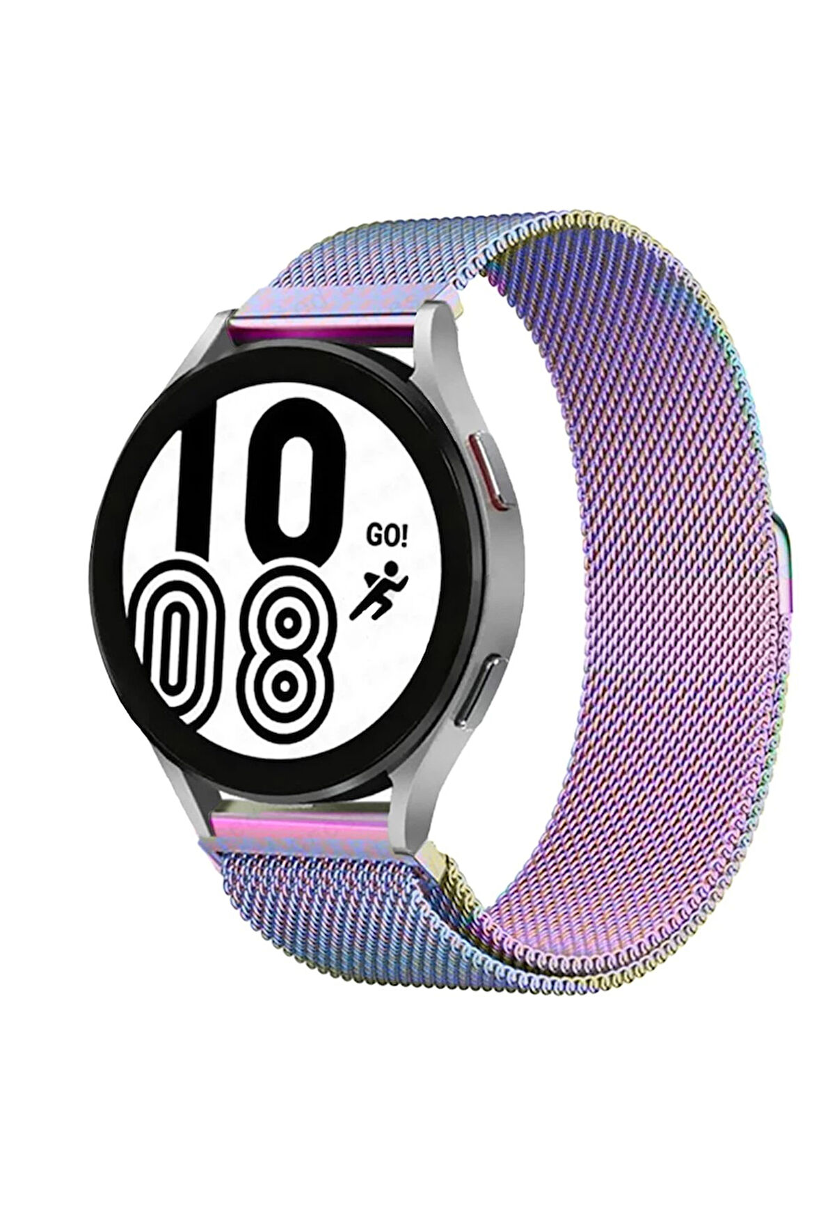 Watch 22mm Metal Mıknatıslı Kordon - Rainbow-(5796)