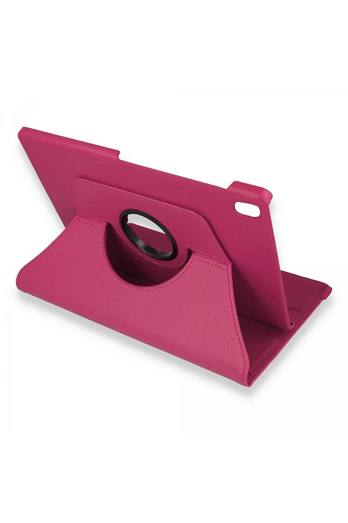 Lenovo M10 FHD Plus X606F Kılıf 360 Tablet Deri Kılıf - Pembe-(5796)