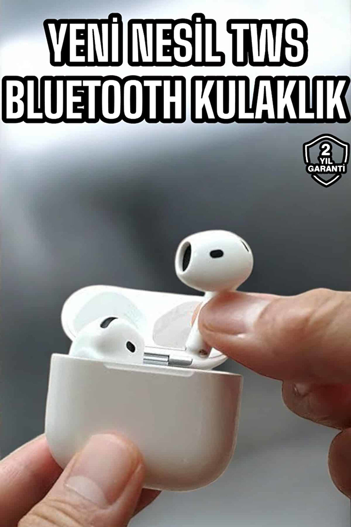 Kaliteli Ucuz İOS ve Android Uyumlu TWS Bluetooth Kulaklık ANC Özelliği