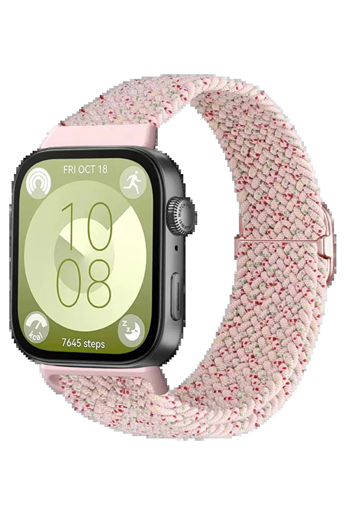 Huawei Fit 4 Star Kordon - Benekli Pudra-(5796)