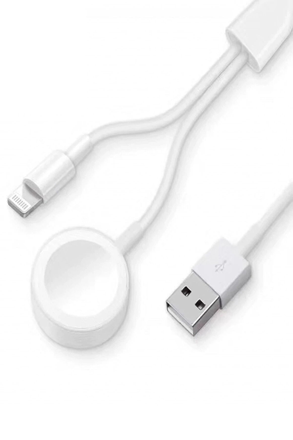 AC08 2in1 Kablosuz Şarj Apple Watch 1/2/3/4/5/6/7/8/SE-(5796)