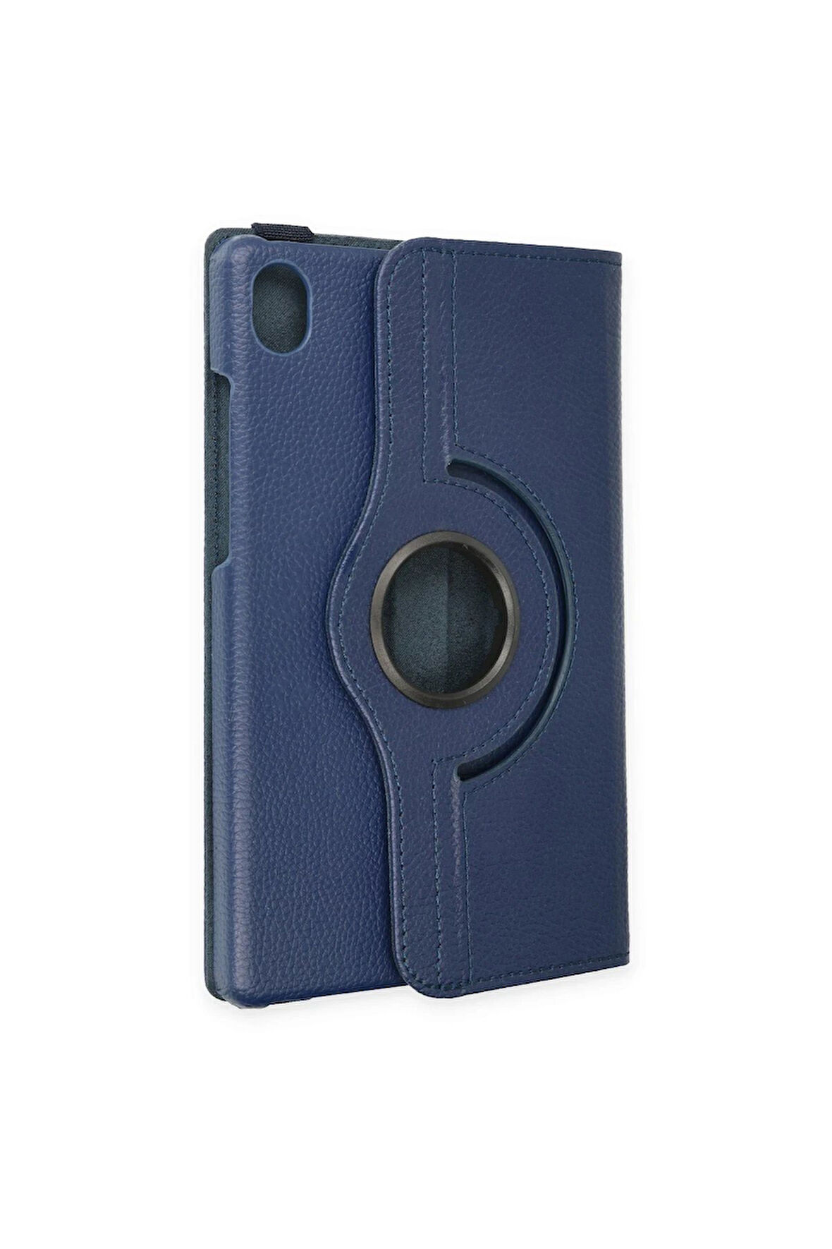 Lenovo Tab M8 Kılıf 360 Tablet Deri Kılıf - Lacivert-(5796)