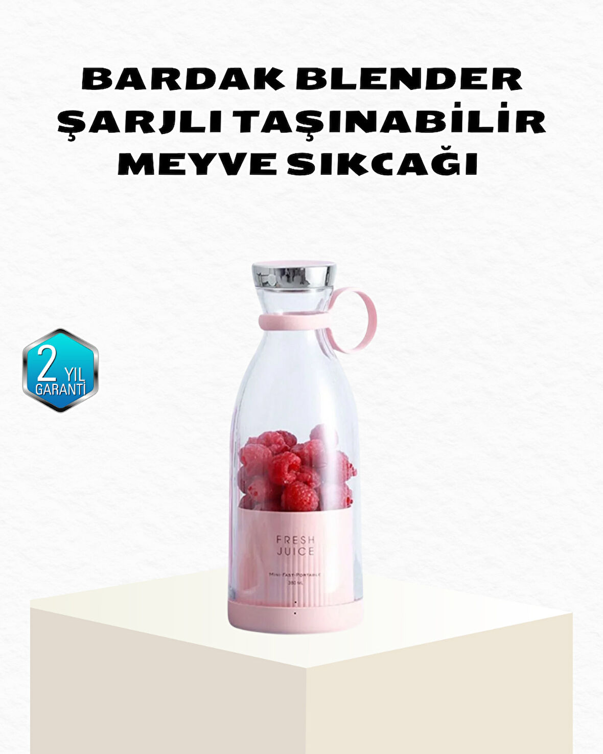 Kablosuz Taşınabilir Mini Blender – USB Şarjlı 1200mAh