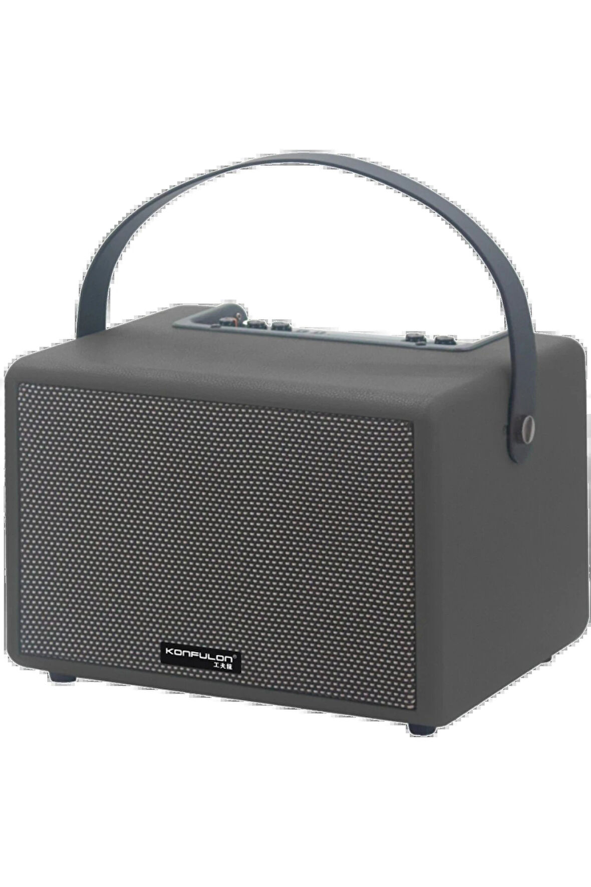 F31 50W Sürücülü 2 Adet Mikrofonlu BT 5.2 Kablosuz Hoparlör - Siyah-(5796)