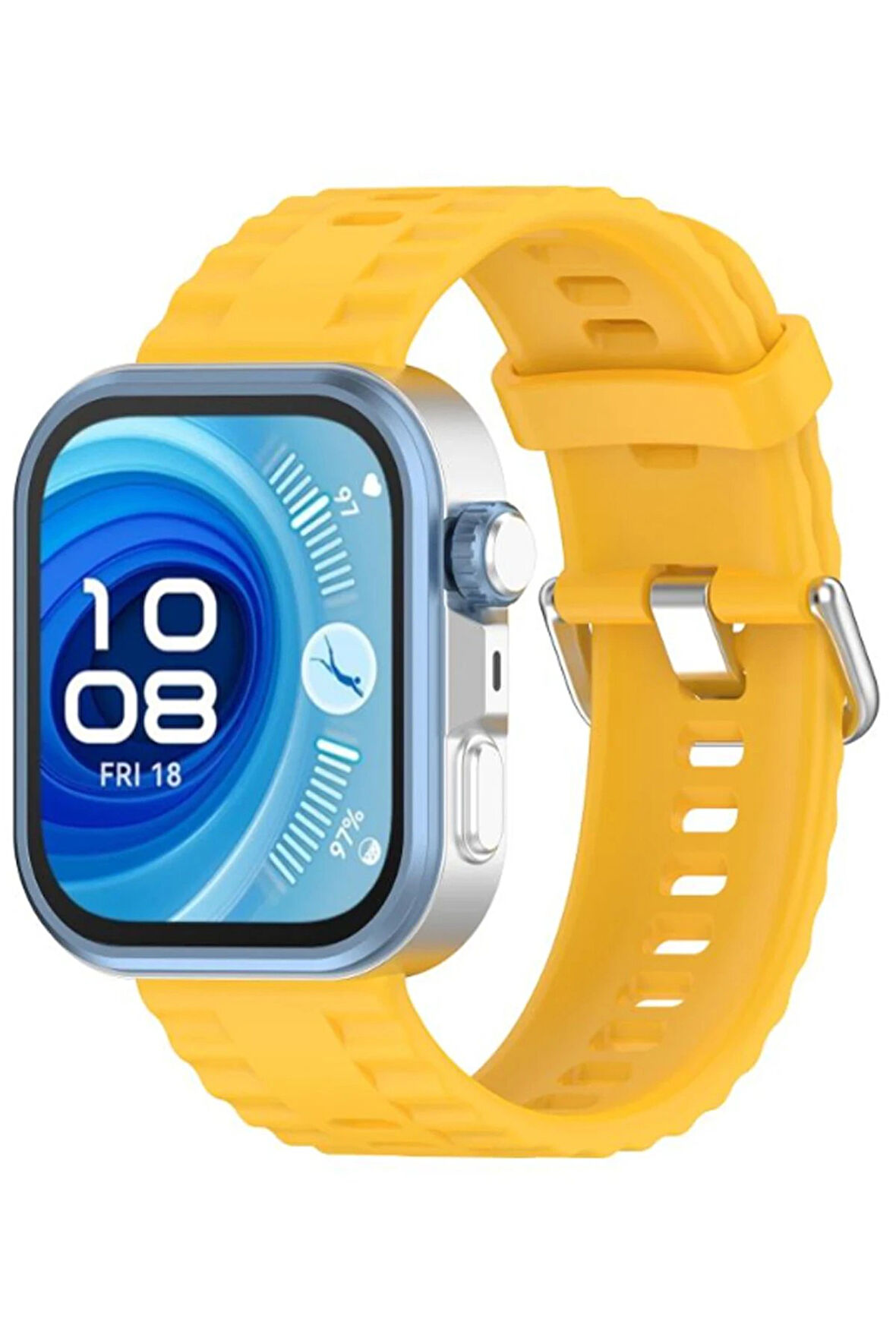 Huawei Watch Fit 3 Klasik Kordon - Sarı-(5796)