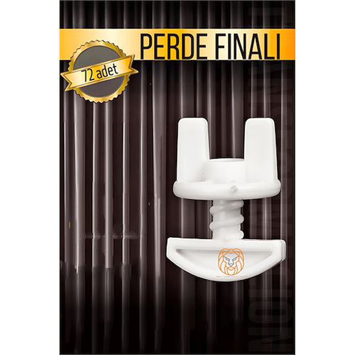 HSNET Perde Finali Perde Sonlandırıcı Stop Korniş Finali Sonu 72 Adet