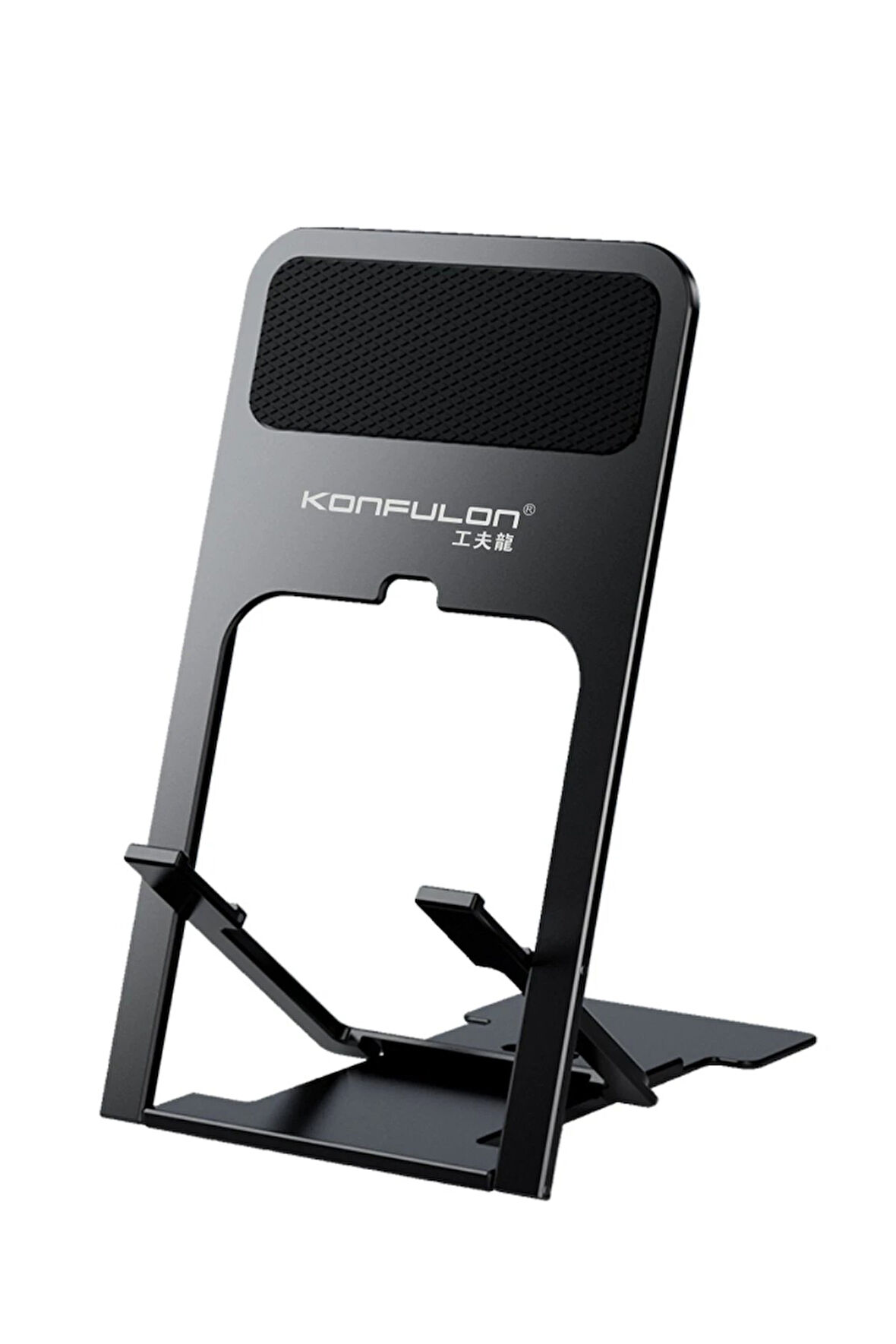 CM25 Ayarlanabilir Katlanabilir Masaüstü Telefon Tutucu - Siyah-(5796)