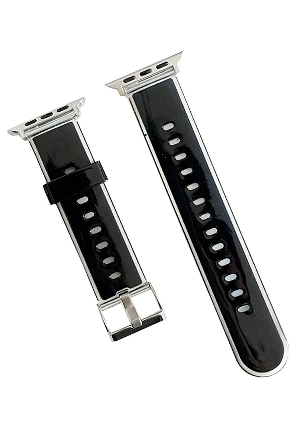 Watch 38mm Jelly Silikon Kordon - Siyah-(5796)