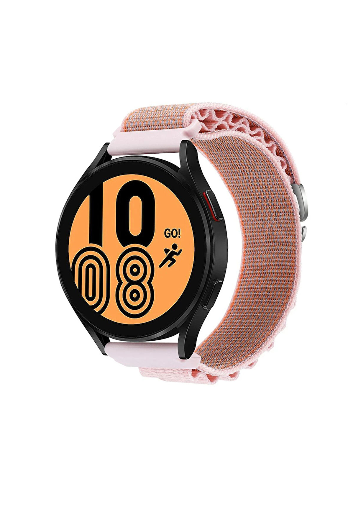 Watch 22mm KR410 Kumaş Kordon - Pembe-(5796)