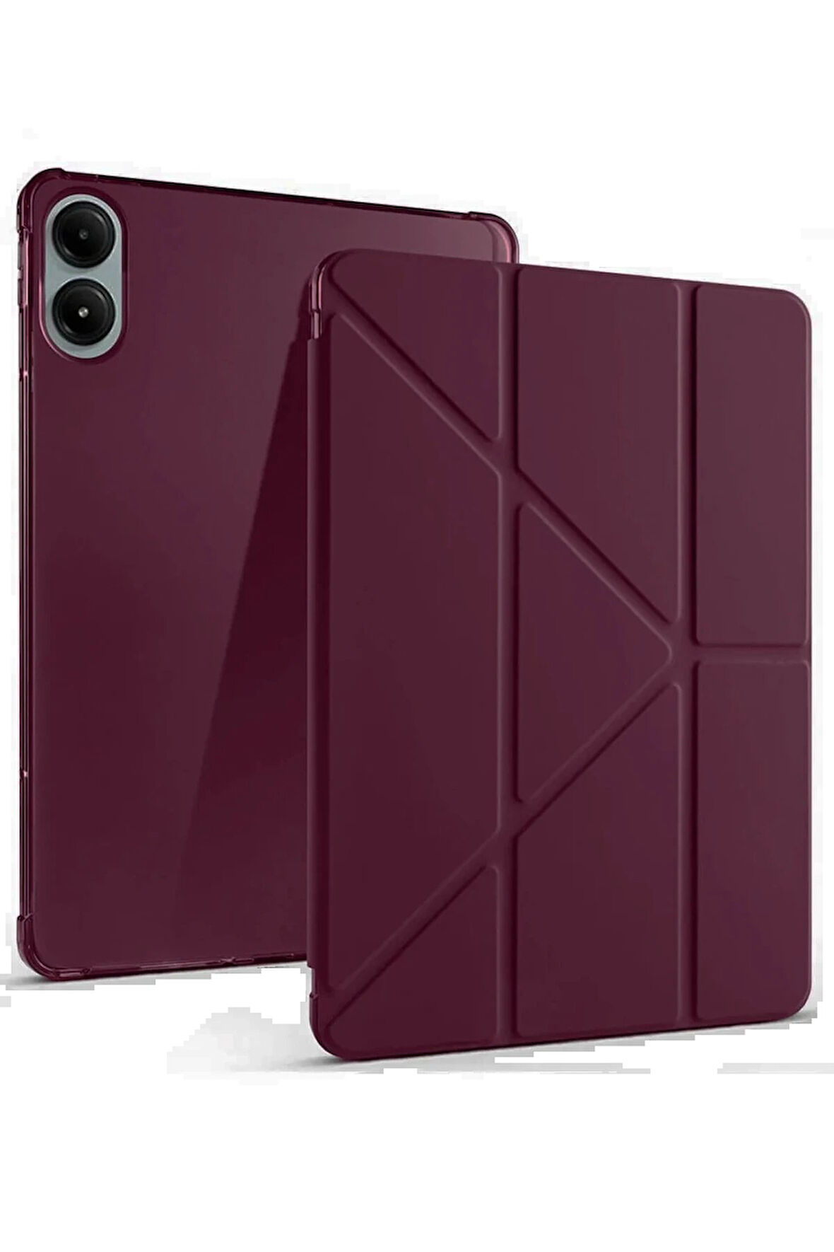 Xiaomi Redmi Pad Pro 12.1 Kılıf Kalemlikli Mars Tablet Kılıfı - Mor-(5796)