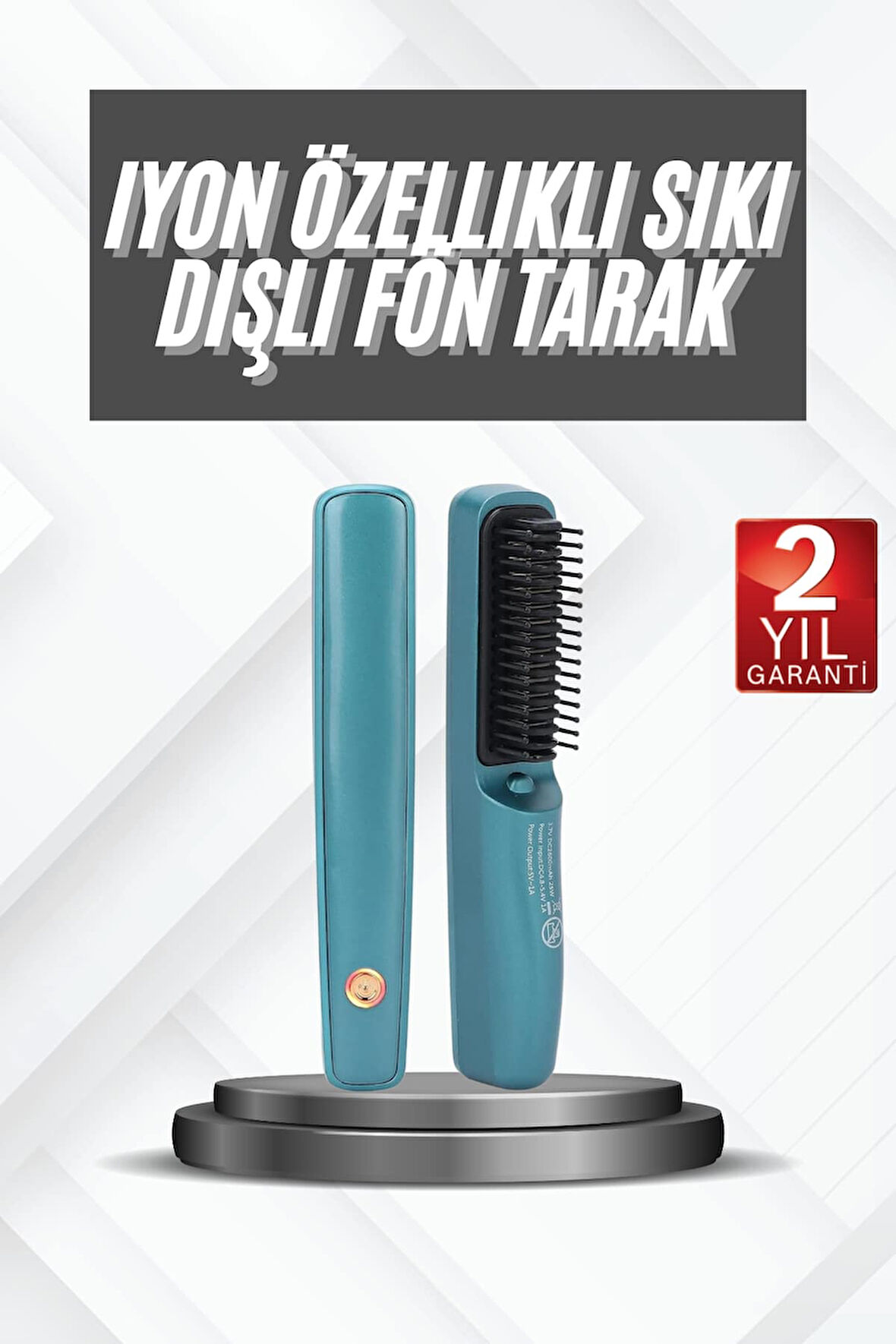 Fön Tarak Yüksek Isı Ayarlı Elektriklenme Karşıtı İyon Özelliği