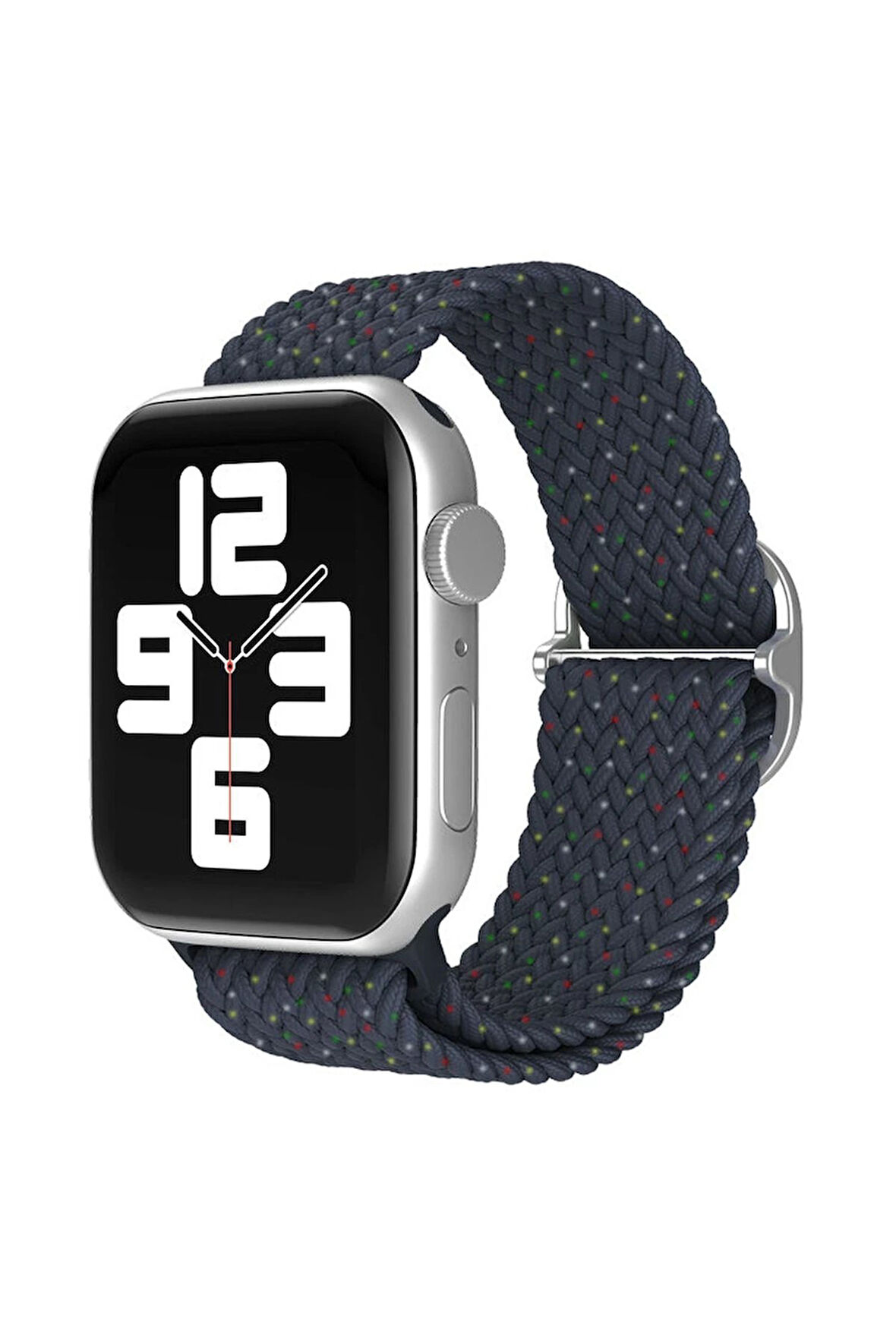 Apple Watch 42mm Star Kordon - Benekli Lacivert-(5796)
