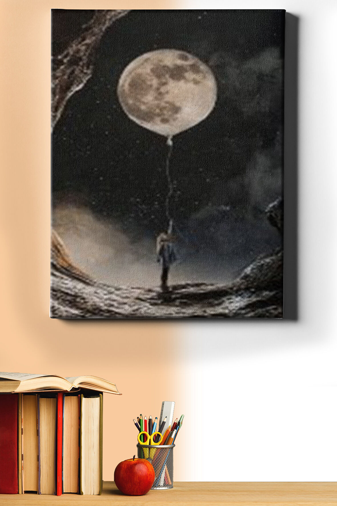 Sayılarla Boyama Seti Kasnaklı Dolunay 40 X 50 Cm