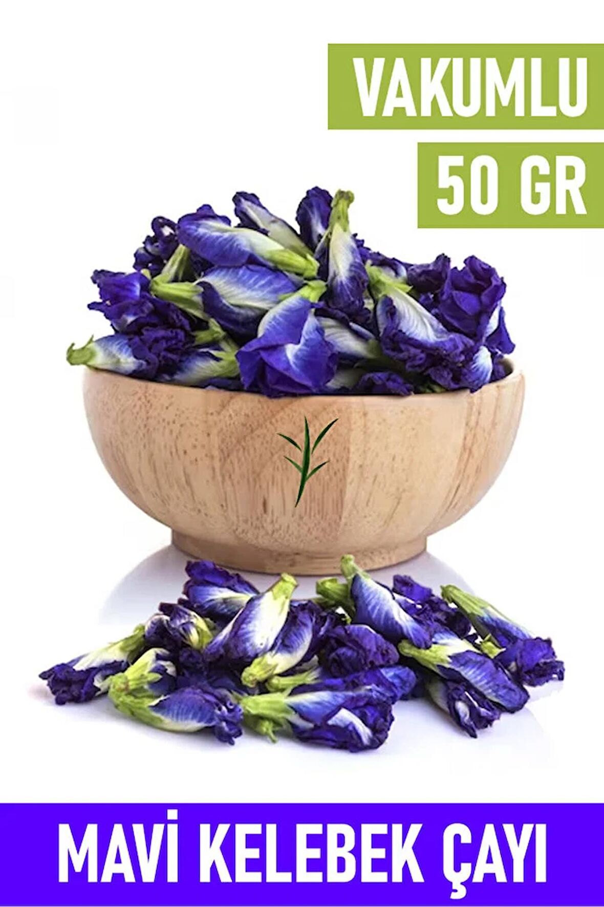 Mavi Kelebek Çayı - Butterfly Pea - Vakumlu Paket 50 gr