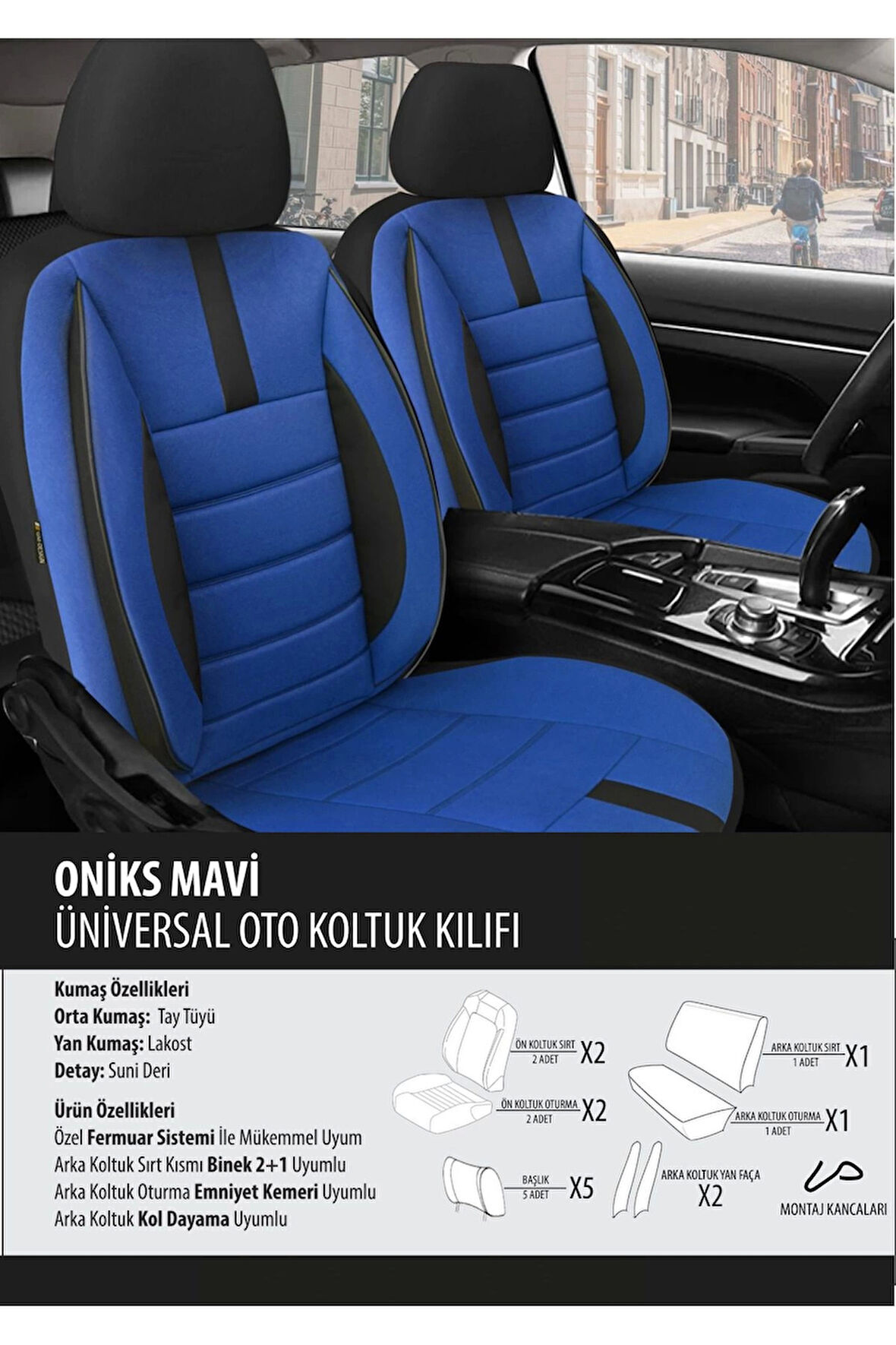 Volvo Xc70 Koltuk Kılıfı Zebra Bej