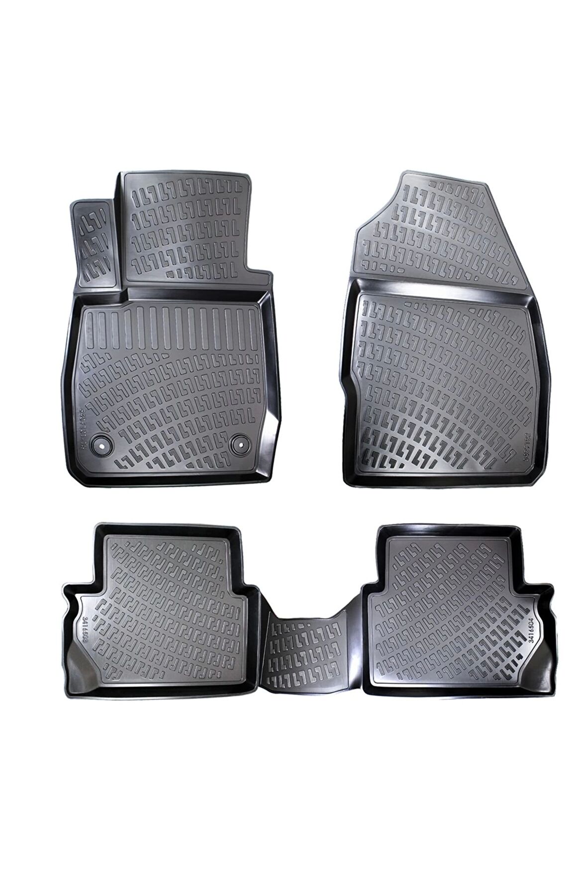 Fusion 2002-2012 3D Siyah Kokusuz Havuzulu Paspas Takımı