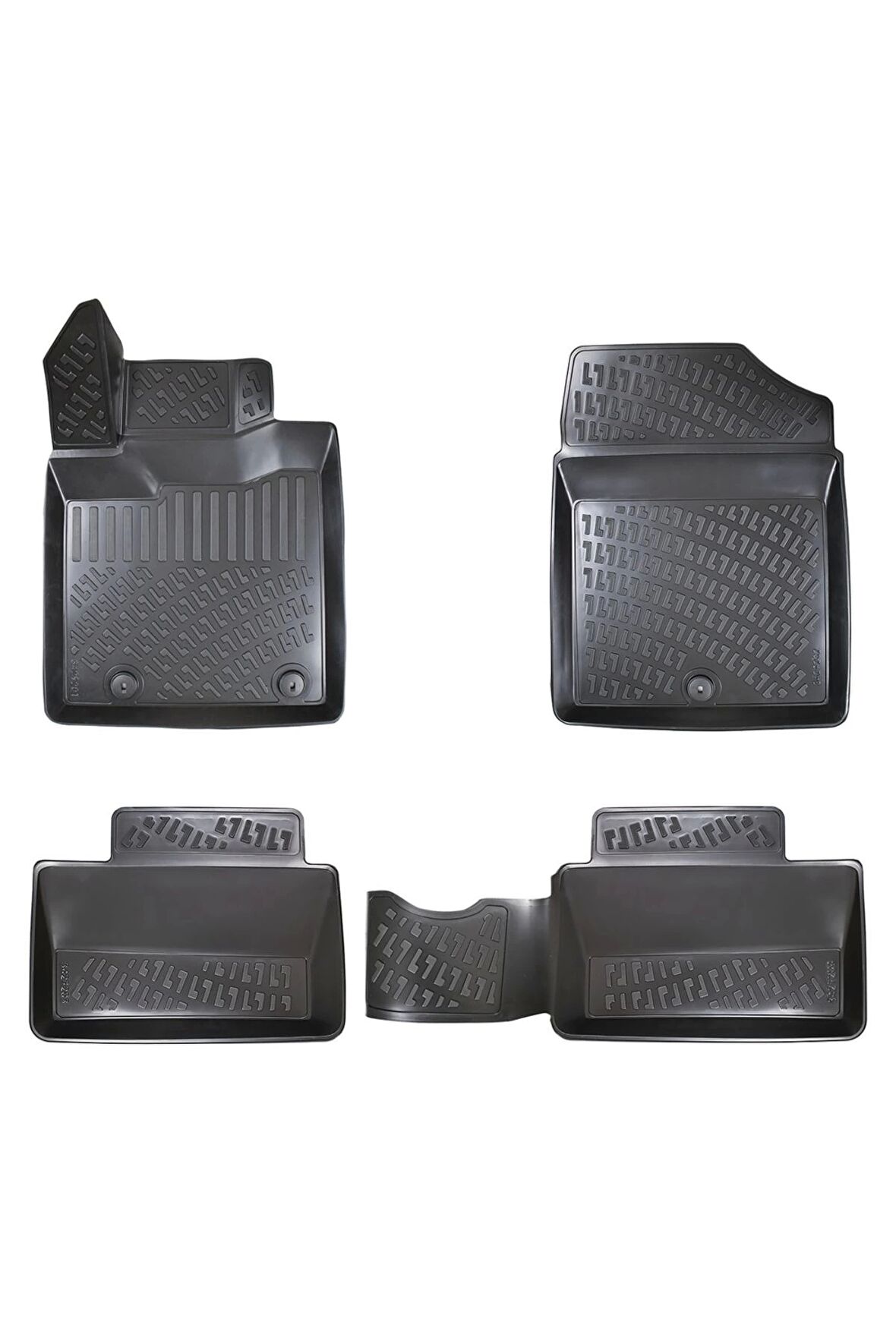 Hyundai İ10 2013 Sonrası 3D Siyah Kokusuz Havuzulu Paspas Takımı