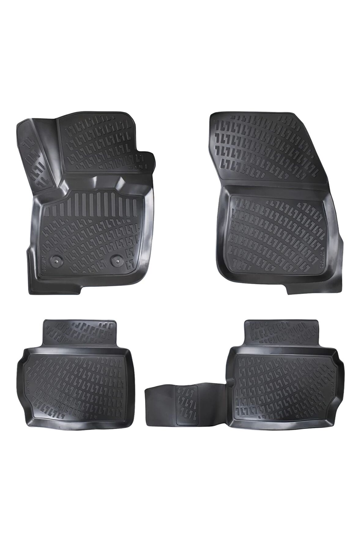 Mondeo 2007-2014 3D Siyah Kokusuz Havuzulu Paspas Takımı