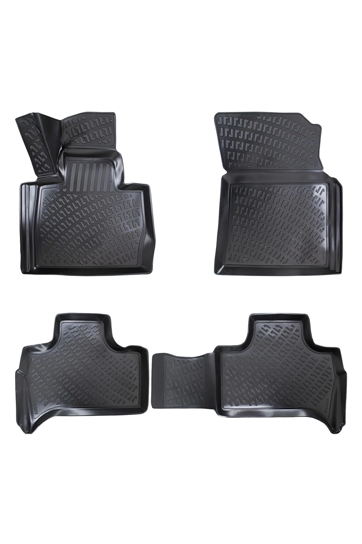 Bmw X5 1999-2006 3D Siyah Kokusuz Havuzulu Paspas Takımı