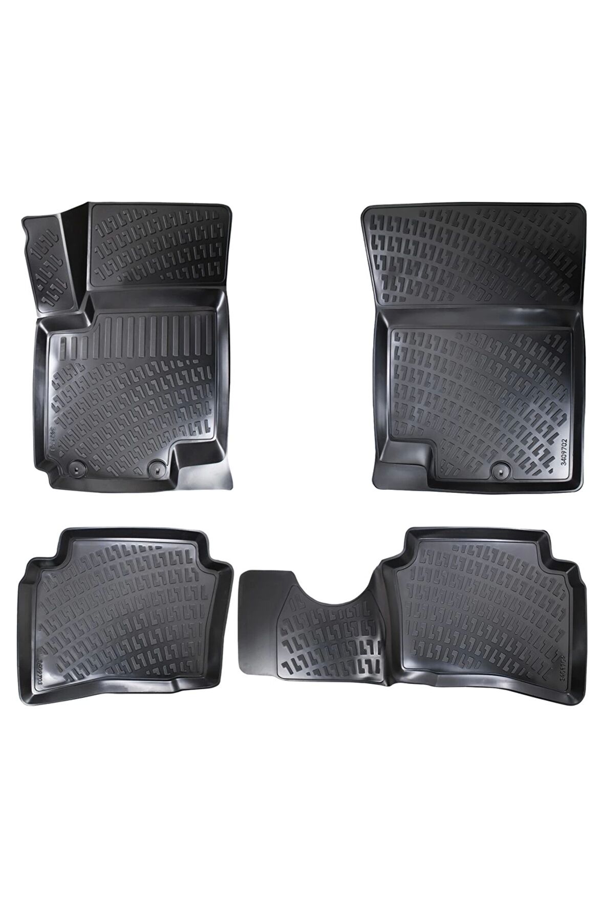 Kia Venga 2009 Sonrası 3D Siyah Kokusuz Havuzulu Paspas Takımı