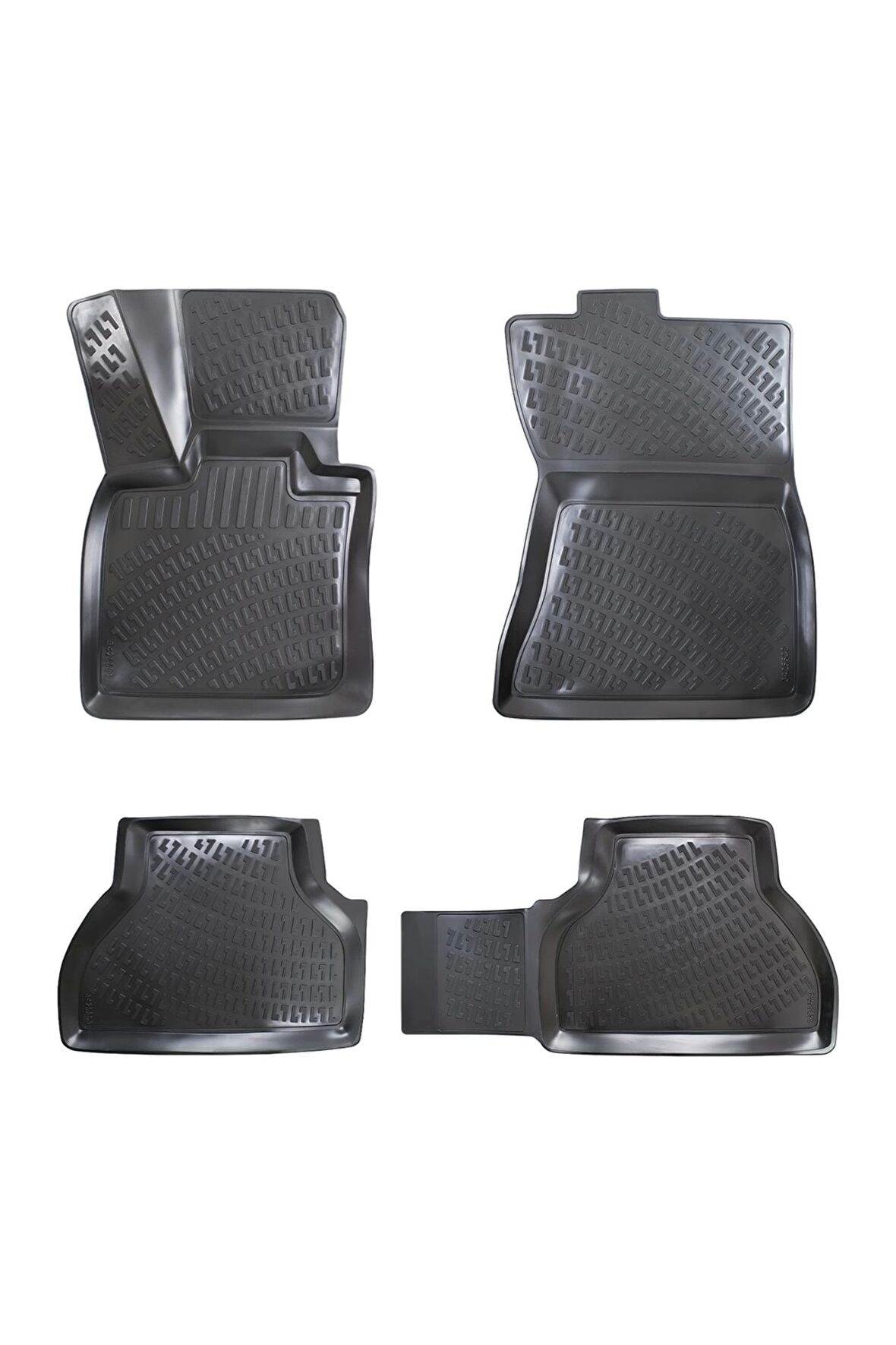 Bmw X6 2008-2014 3D Siyah Kokusuz Havuzulu Paspas Takımı