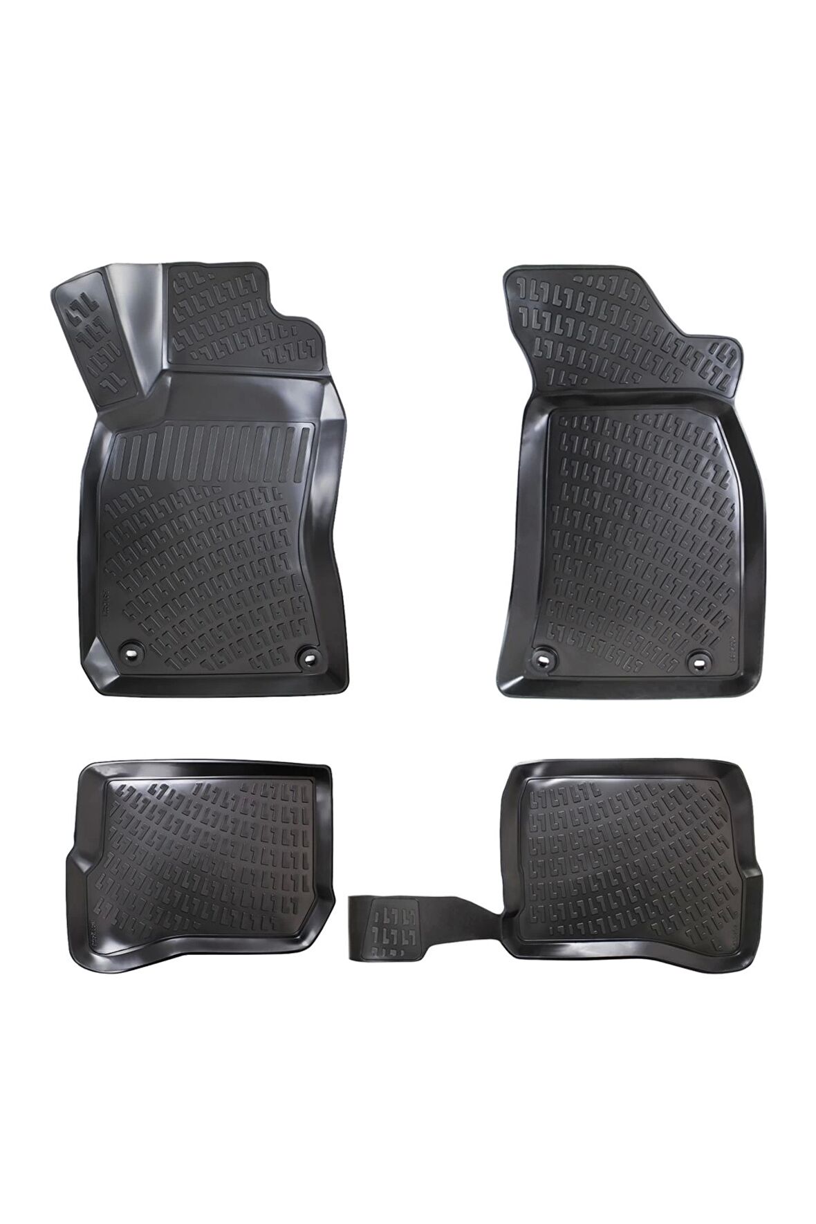 Audi A4 B5 1995-2001 3D Siyah Kokusuz Havuzulu Paspas Takımı