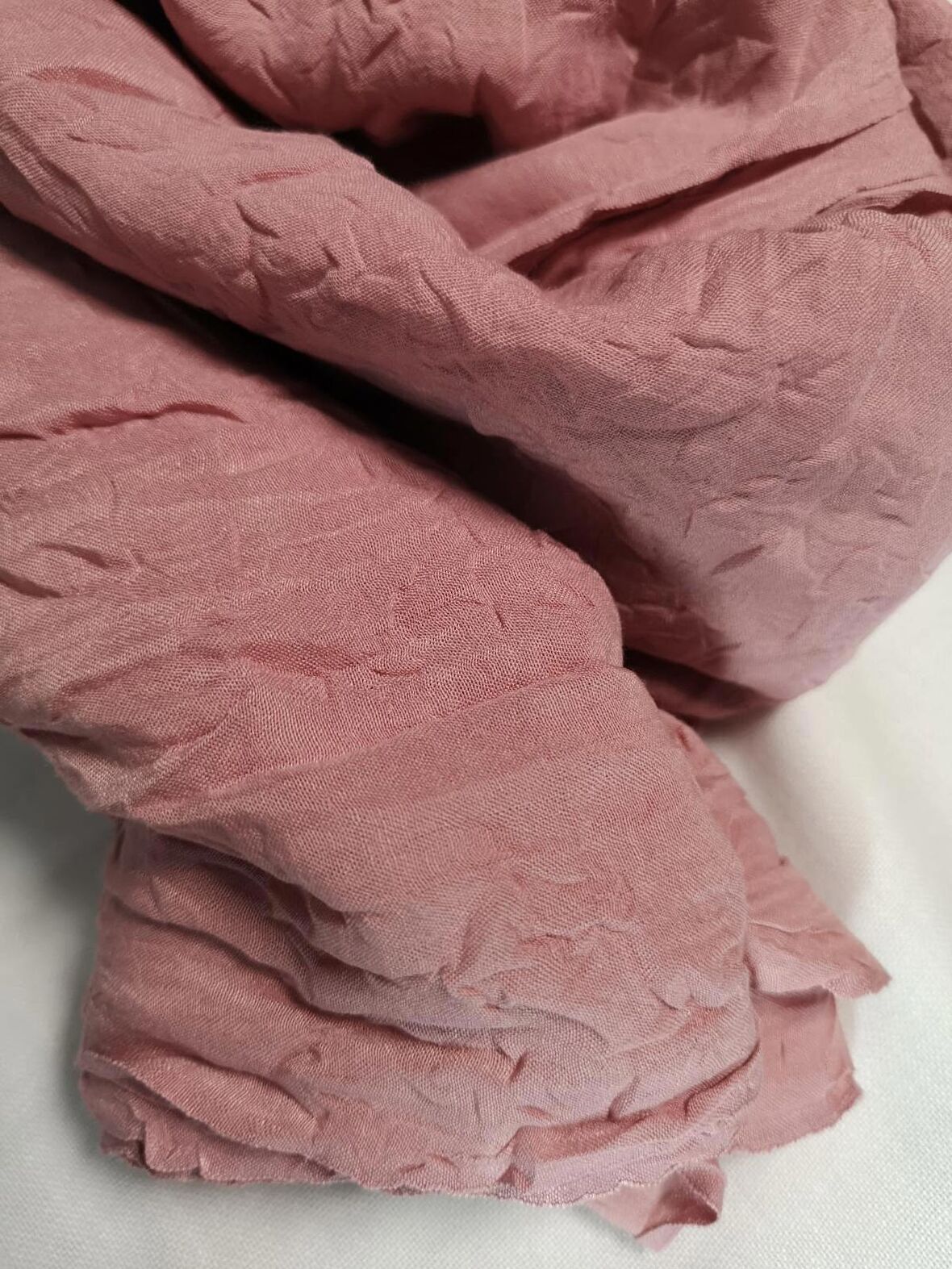 NEOWEAR Bambu Kraşlı Özel Dokulu Şal Pembe