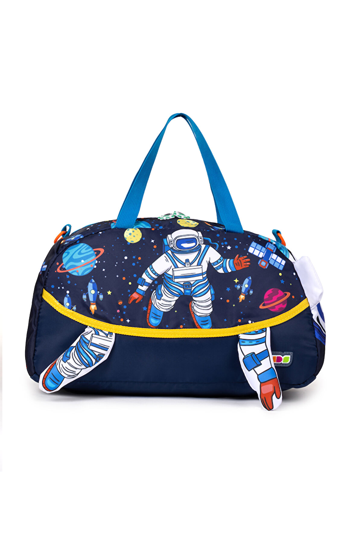 Astronot Temalı Renkli Spor ve Okul Çantası – Eğlenceli, Hafif ve Kullanışlı
