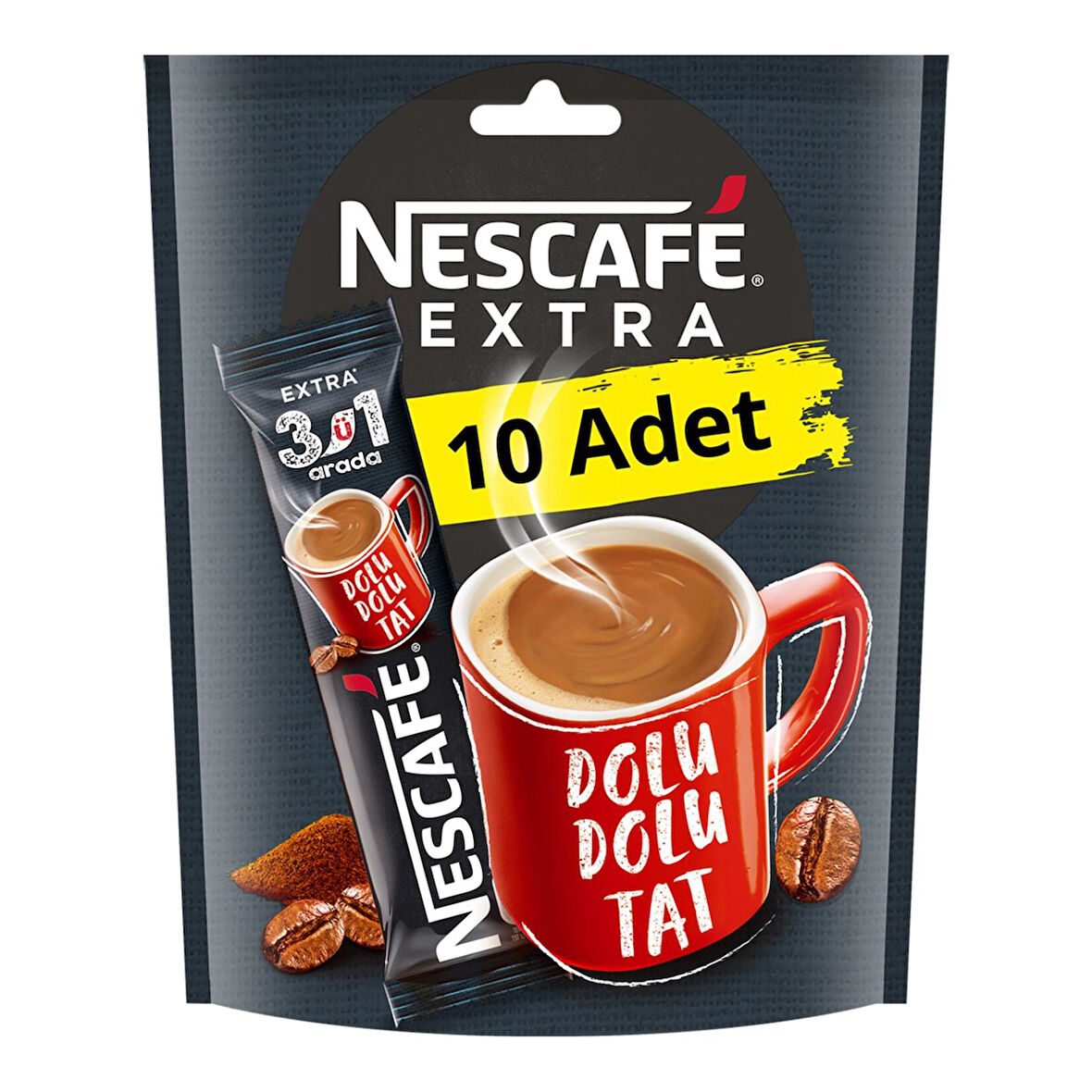 Nescafe 3Ü1 Arada Extra Kahve 16,5 Gr X 10 Adet