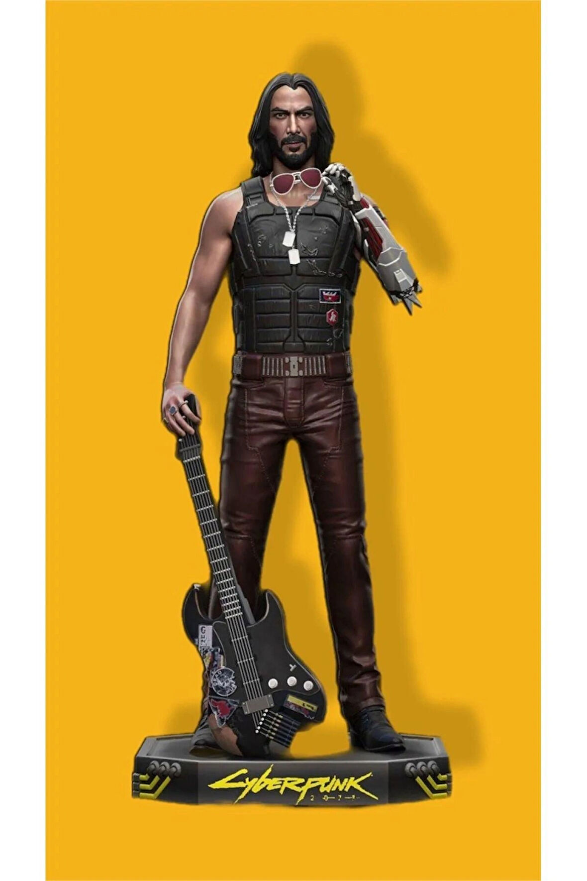 Cyberpunk 2077 Johnny Silverhand  Boyalı  35-40Cm