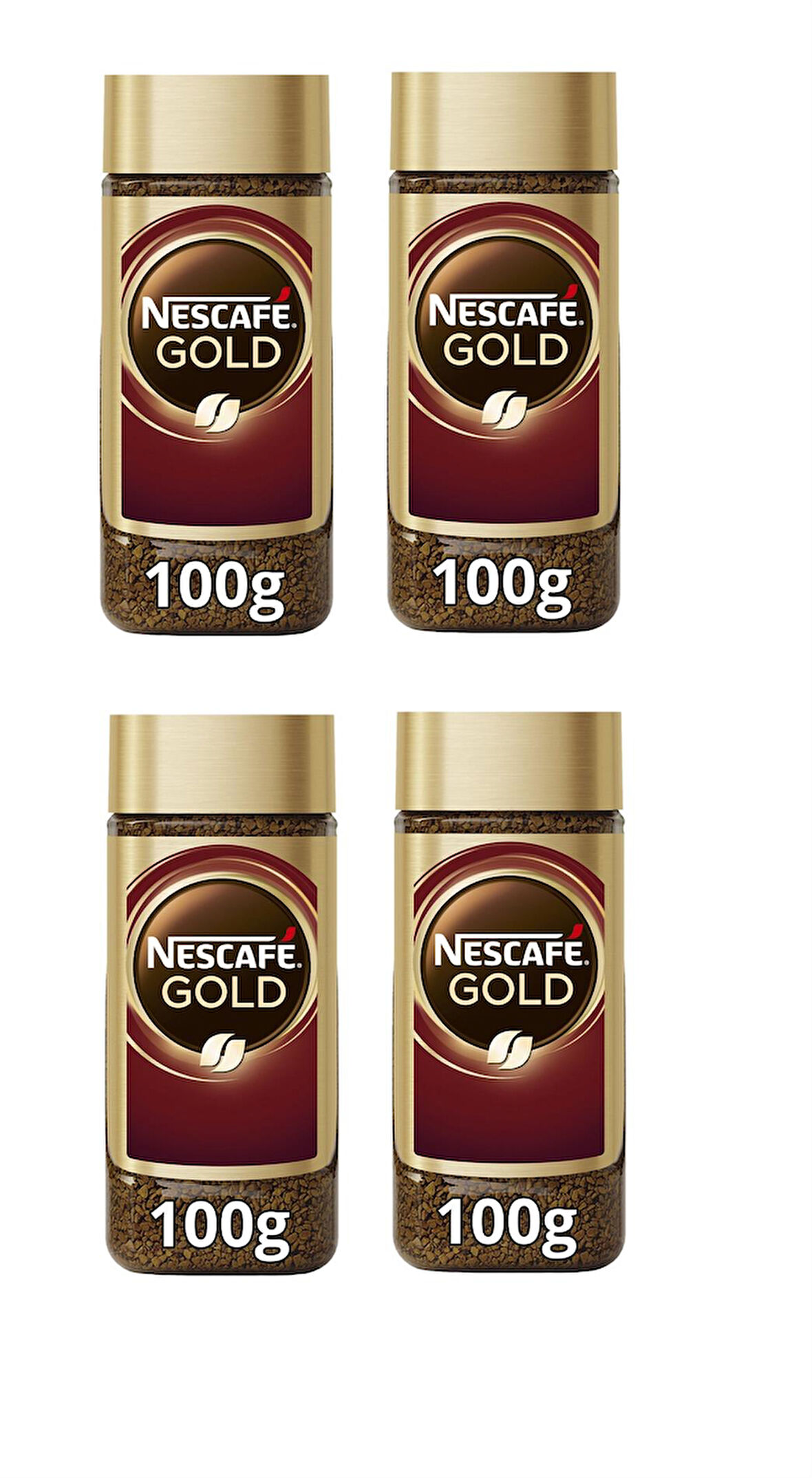 Nescafe Gold Kahve Cam 100 Gr X 4 Adet