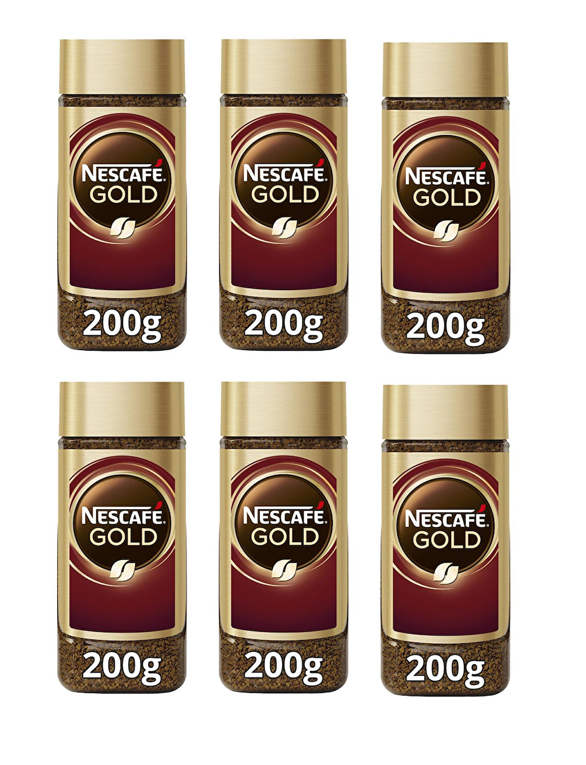 Nescafe Gold Kahve Cam 200 Gr X 6 Adet