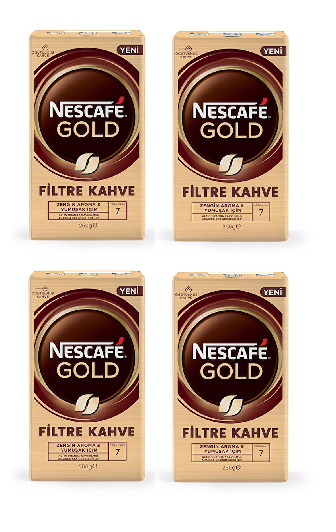 Nescafe Gold Filtre Kahve 250 Gr X 4 Adet