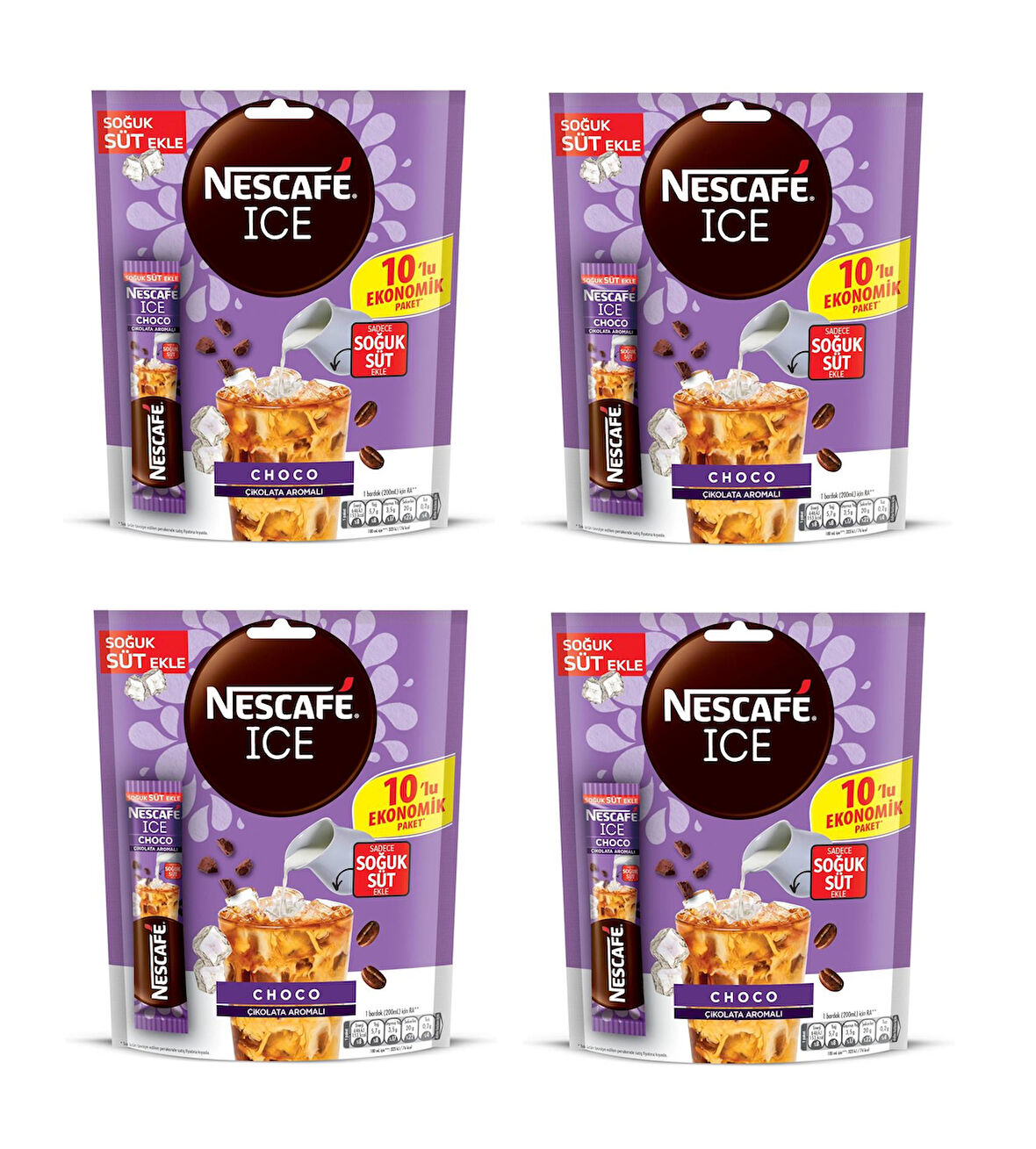 Nescafe Ice Choco Çikolata Aromalı 10,6 Gr X 40 Adet