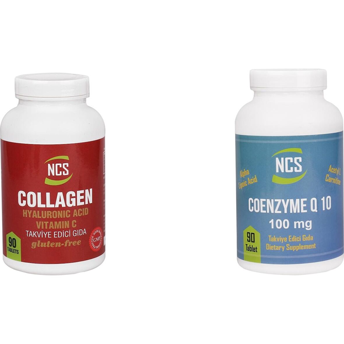 Ncs Collagen 1000 mg 90 Tablet Ncs Coenzyme Q-10 100 mg 90 Tablet 2 Ürün Birden