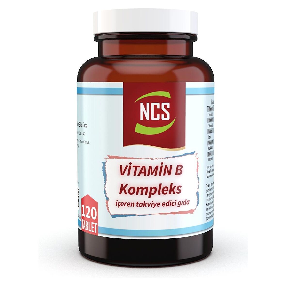 Ncs Vitamin B Complex B Vitaminleri 120 Tablet