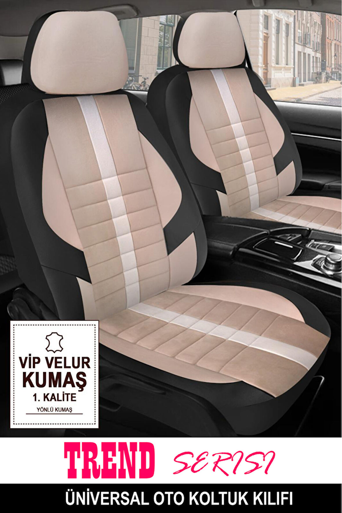 SKODA SUPERB COMBI 2015-Uyumlu Oto Koltuk Kılıfı Trend Serisi 